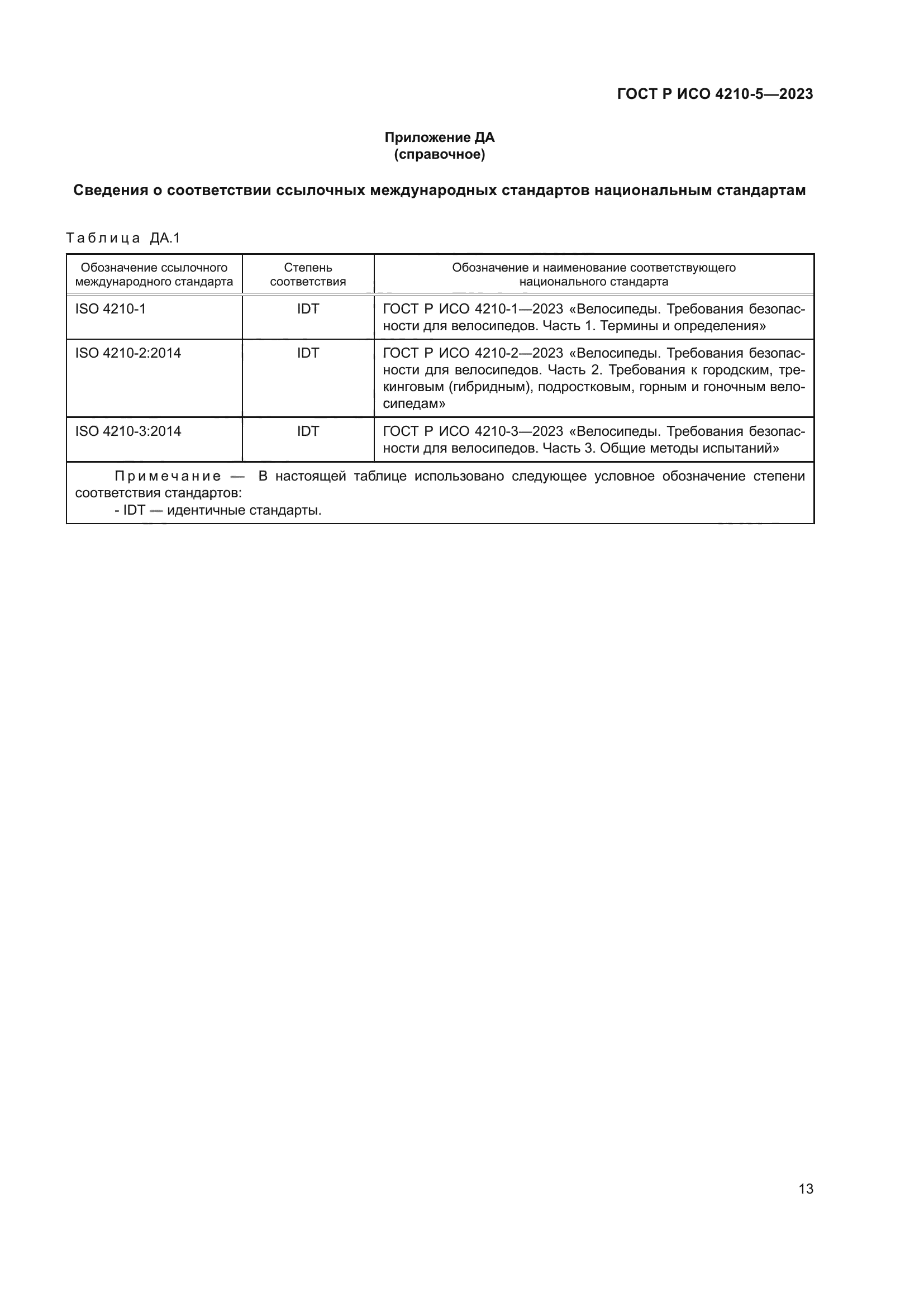 ГОСТ Р ИСО 4210-5-2023