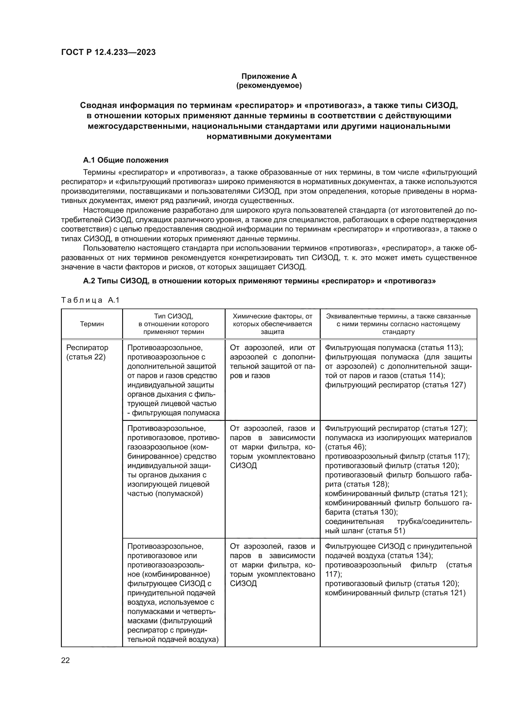 ГОСТ Р 12.4.233-2023