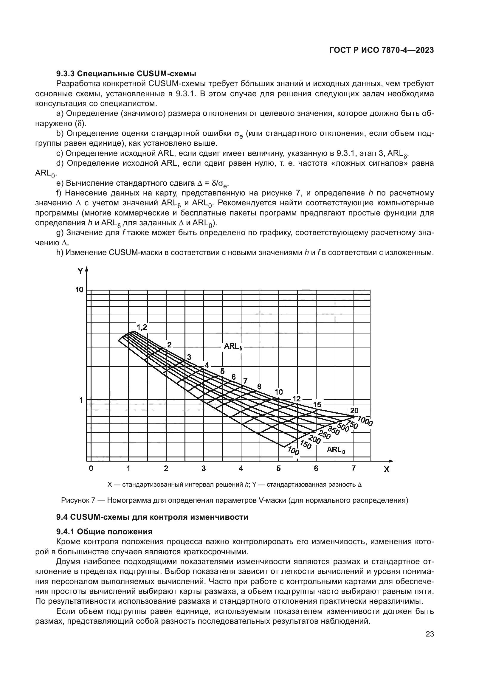 ГОСТ Р ИСО 7870-4-2023