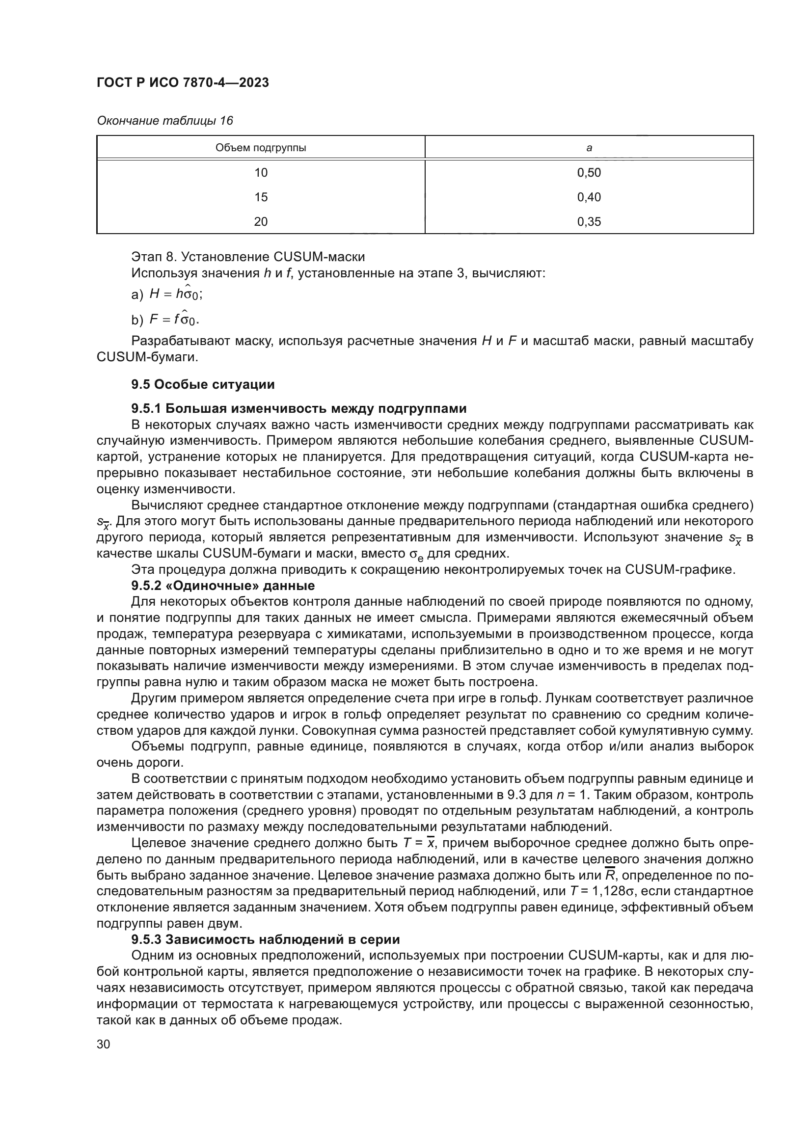 ГОСТ Р ИСО 7870-4-2023