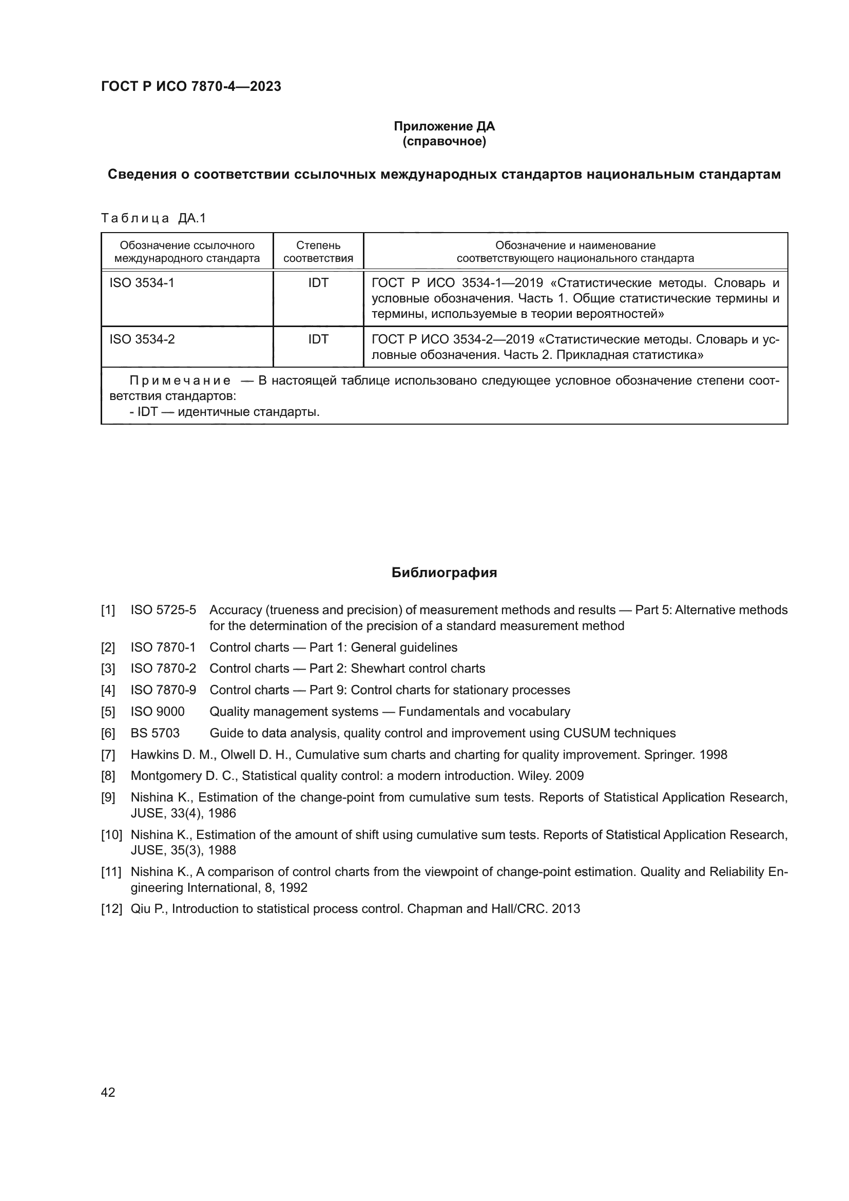 ГОСТ Р ИСО 7870-4-2023