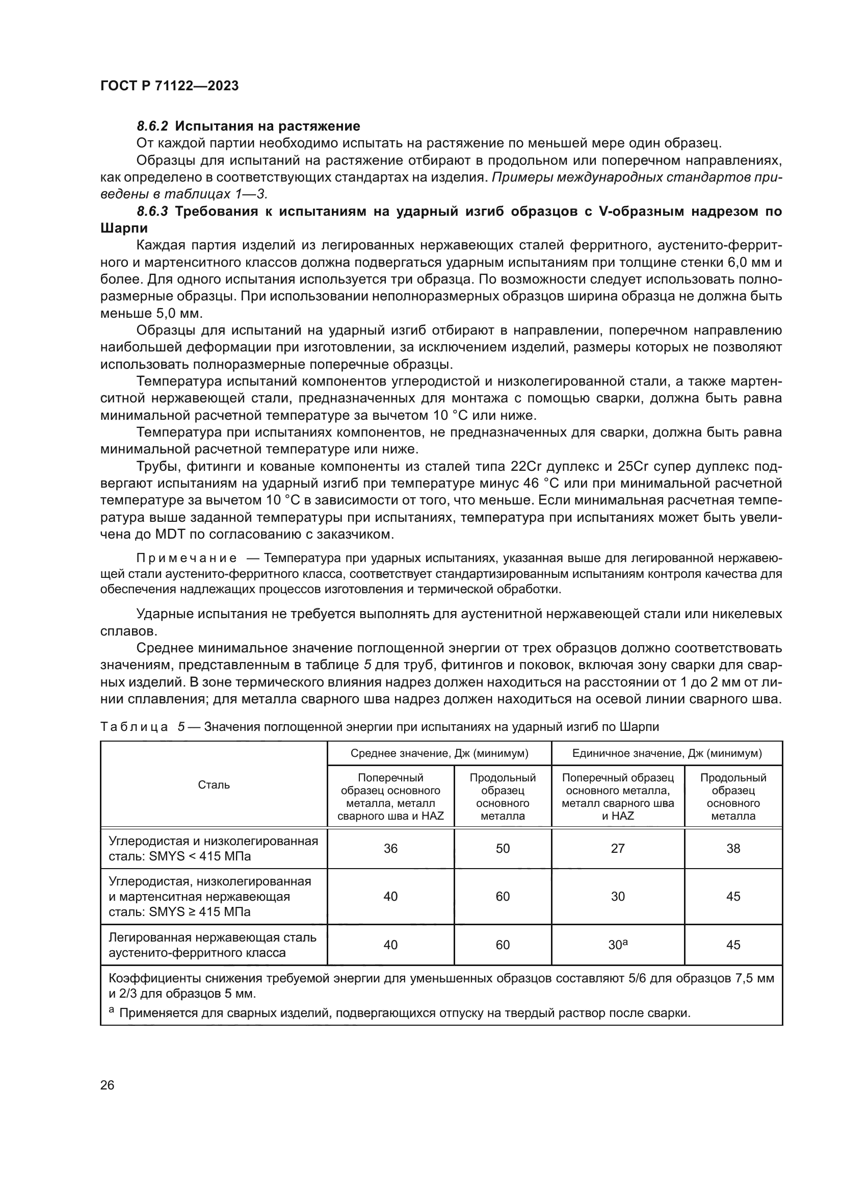 ГОСТ Р 71122-2023