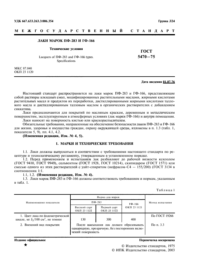 ГОСТ 5470-75