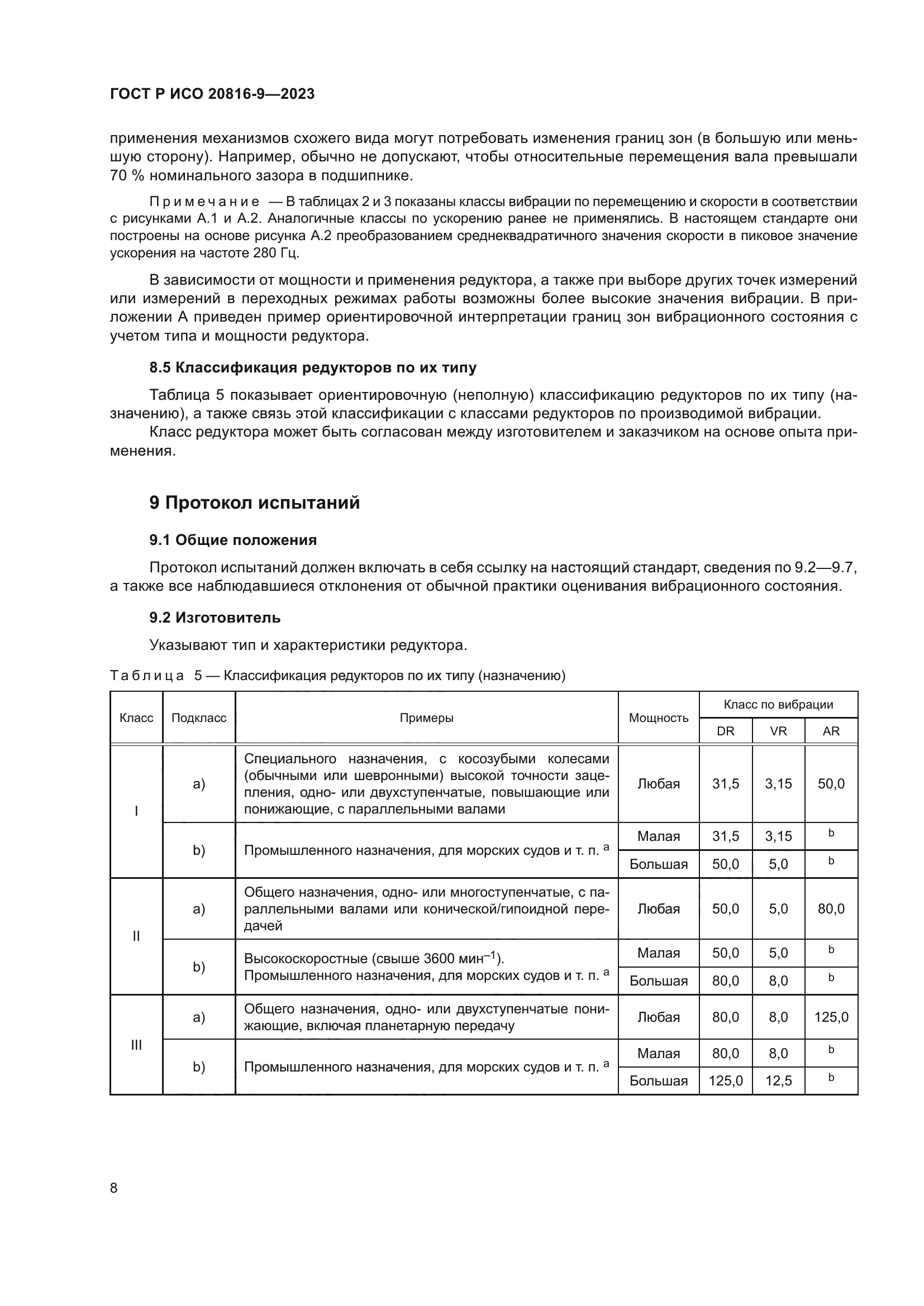 ГОСТ Р ИСО 20816-9-2023