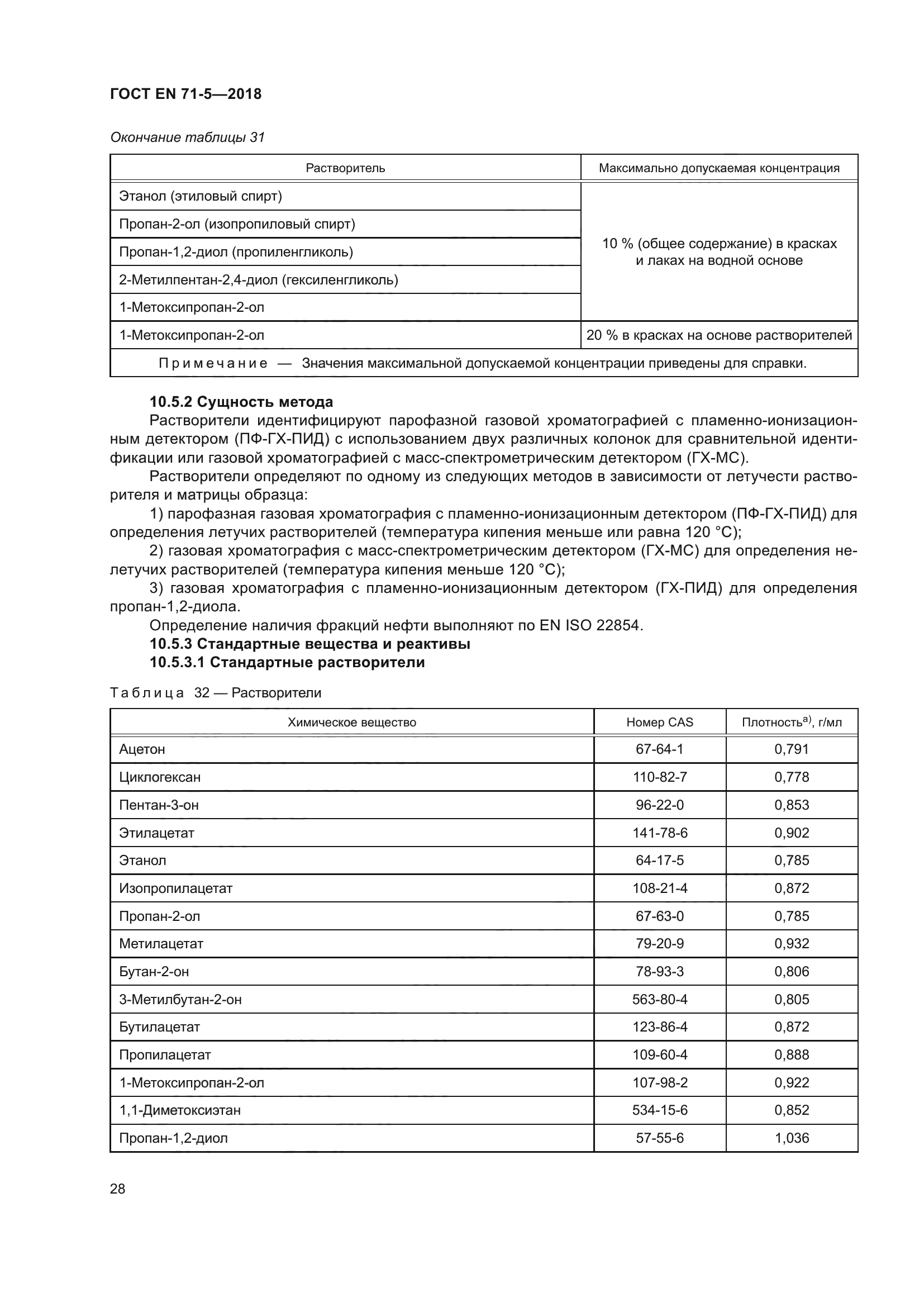 ГОСТ EN 71-5-2018