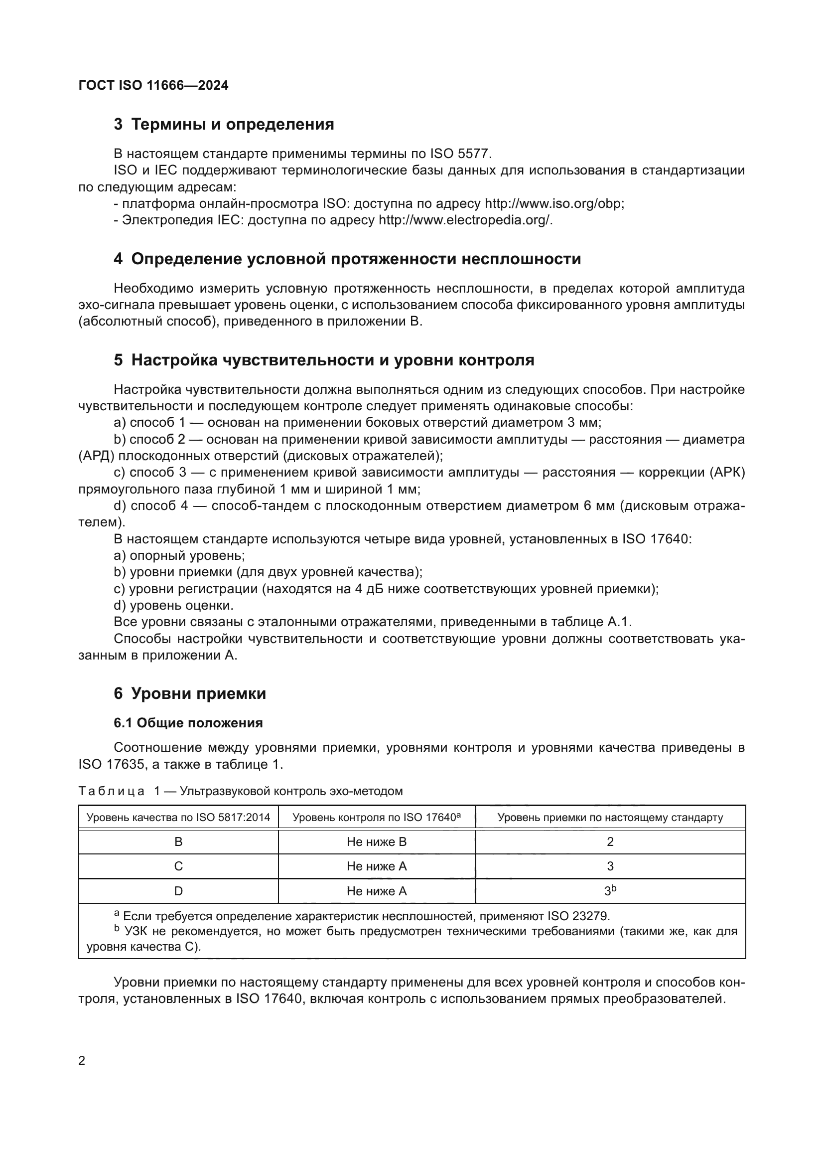 ГОСТ ISO 11666-2024