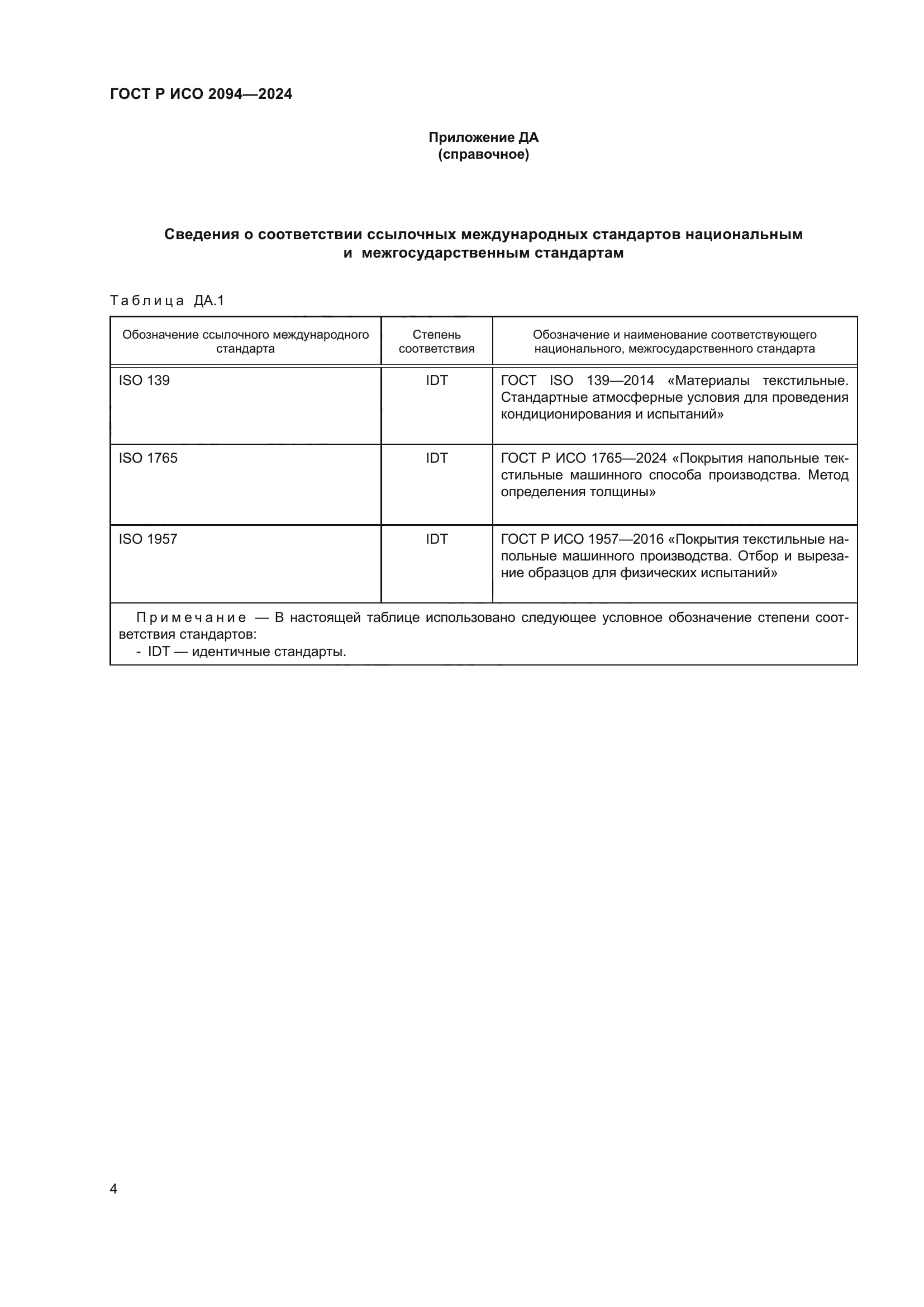 ГОСТ Р ИСО 2094-2024