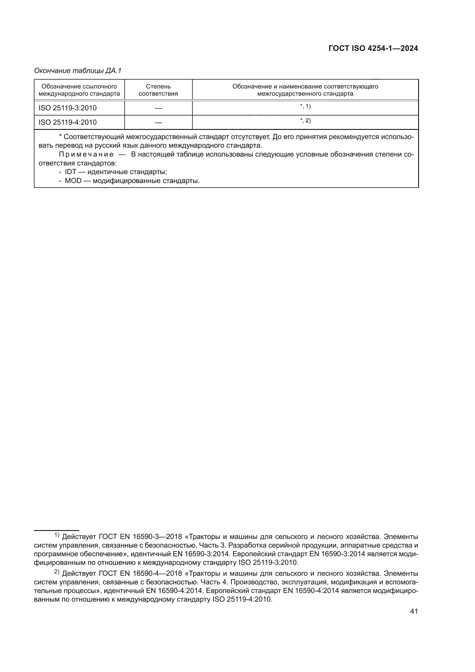 ГОСТ ISO 4254-1-2024
