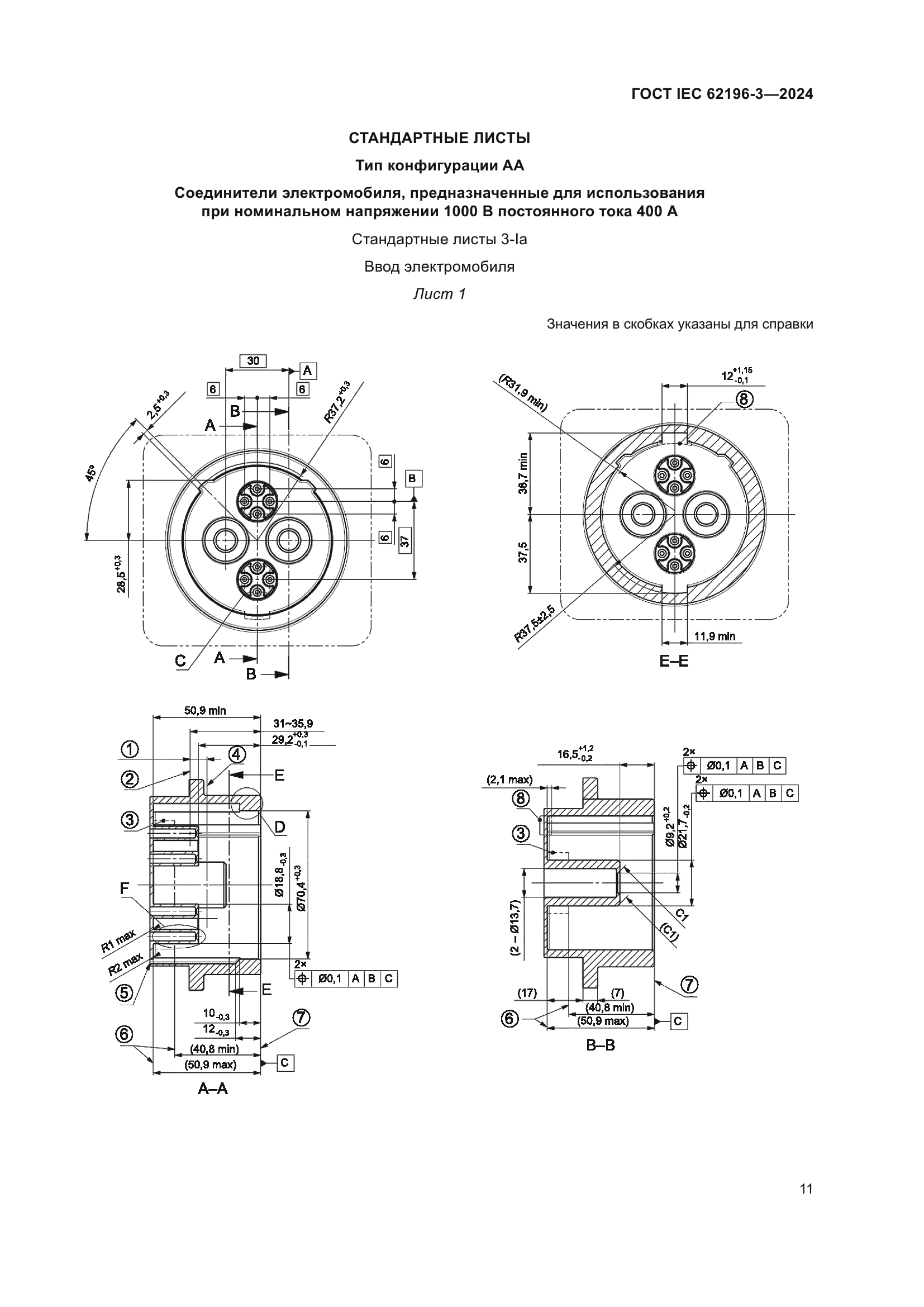 ГОСТ IEC 62196-3-2024