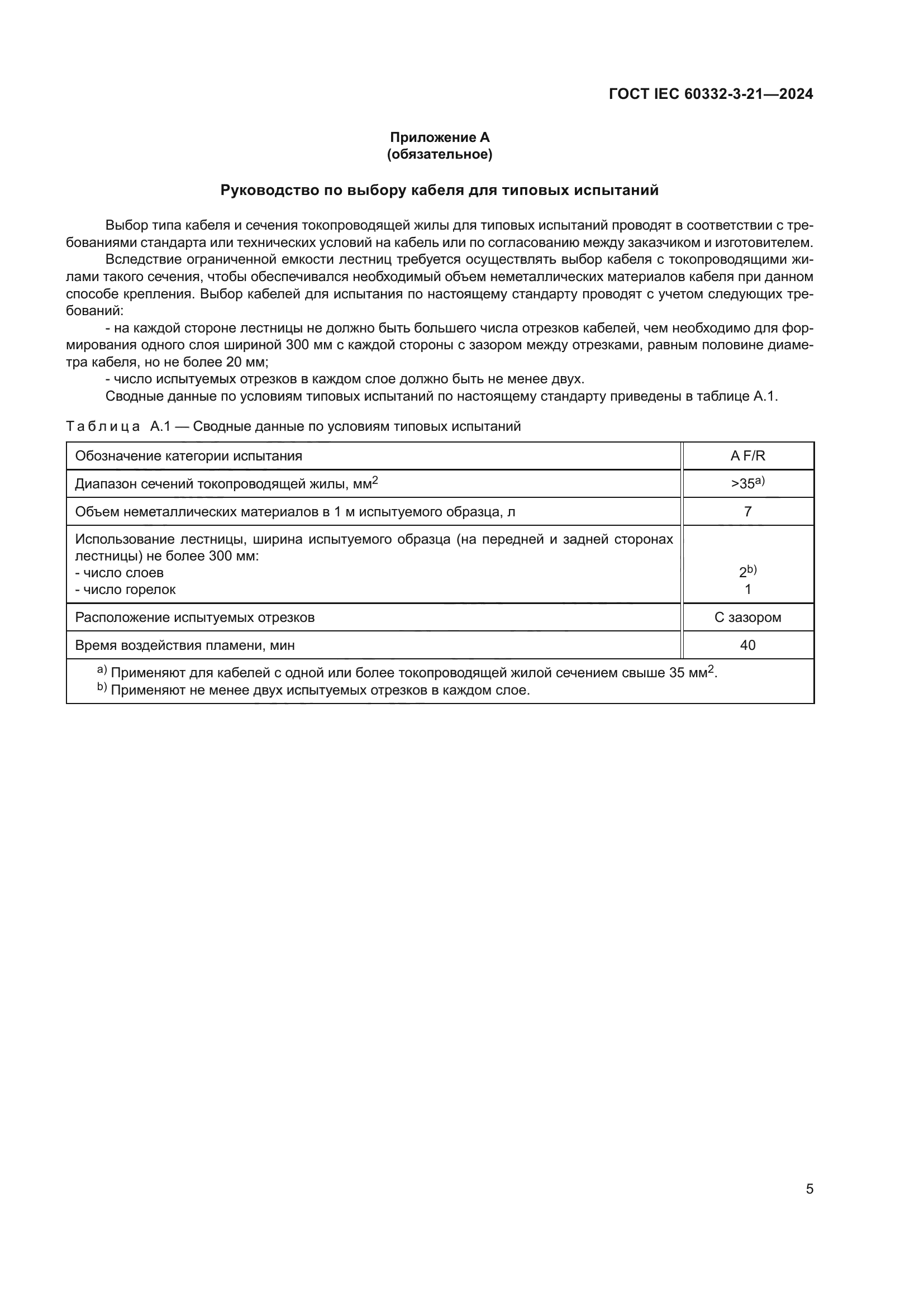 ГОСТ IEC 60332-3-21-2024