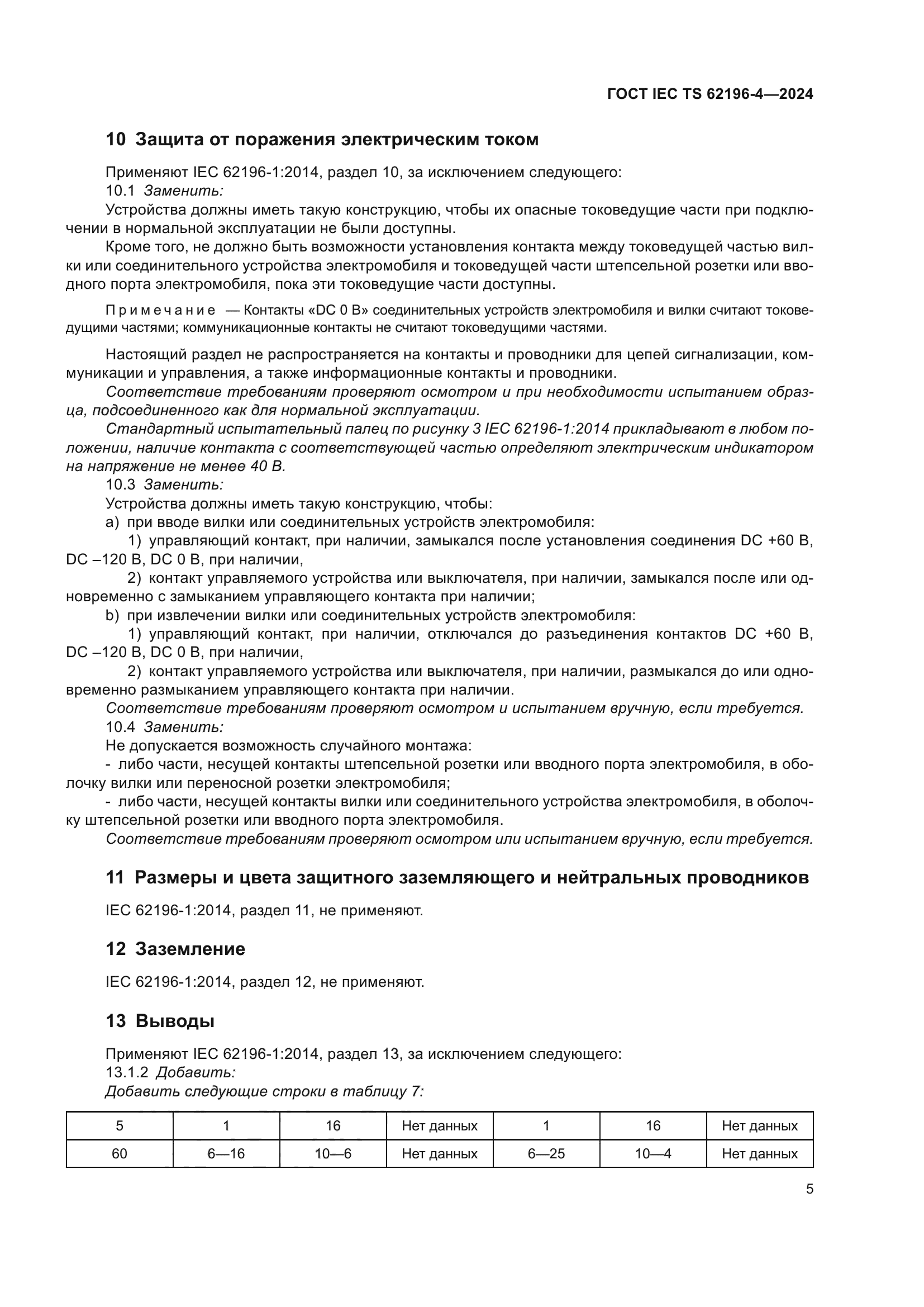 ГОСТ IEC TS 62196-4-2024