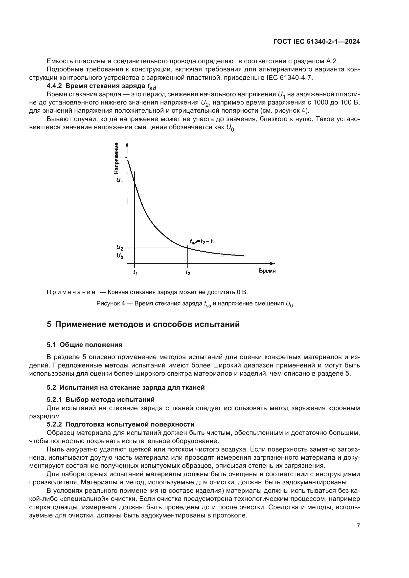 ГОСТ IEC 61340-2-1-2024