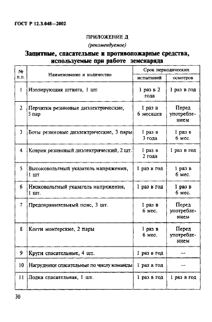 ГОСТ Р 12.3.048-2002