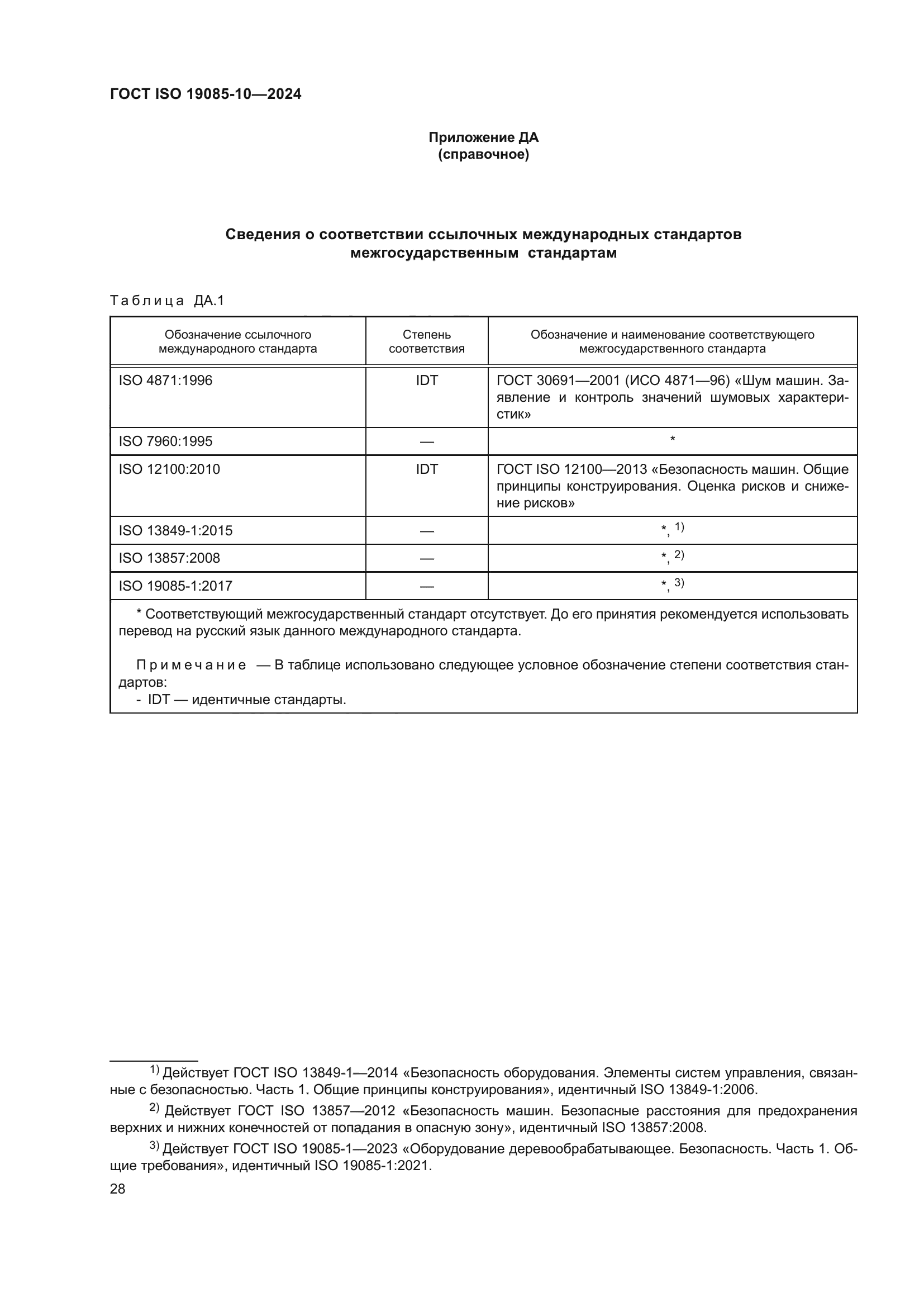 ГОСТ ISO 19085-10-2024