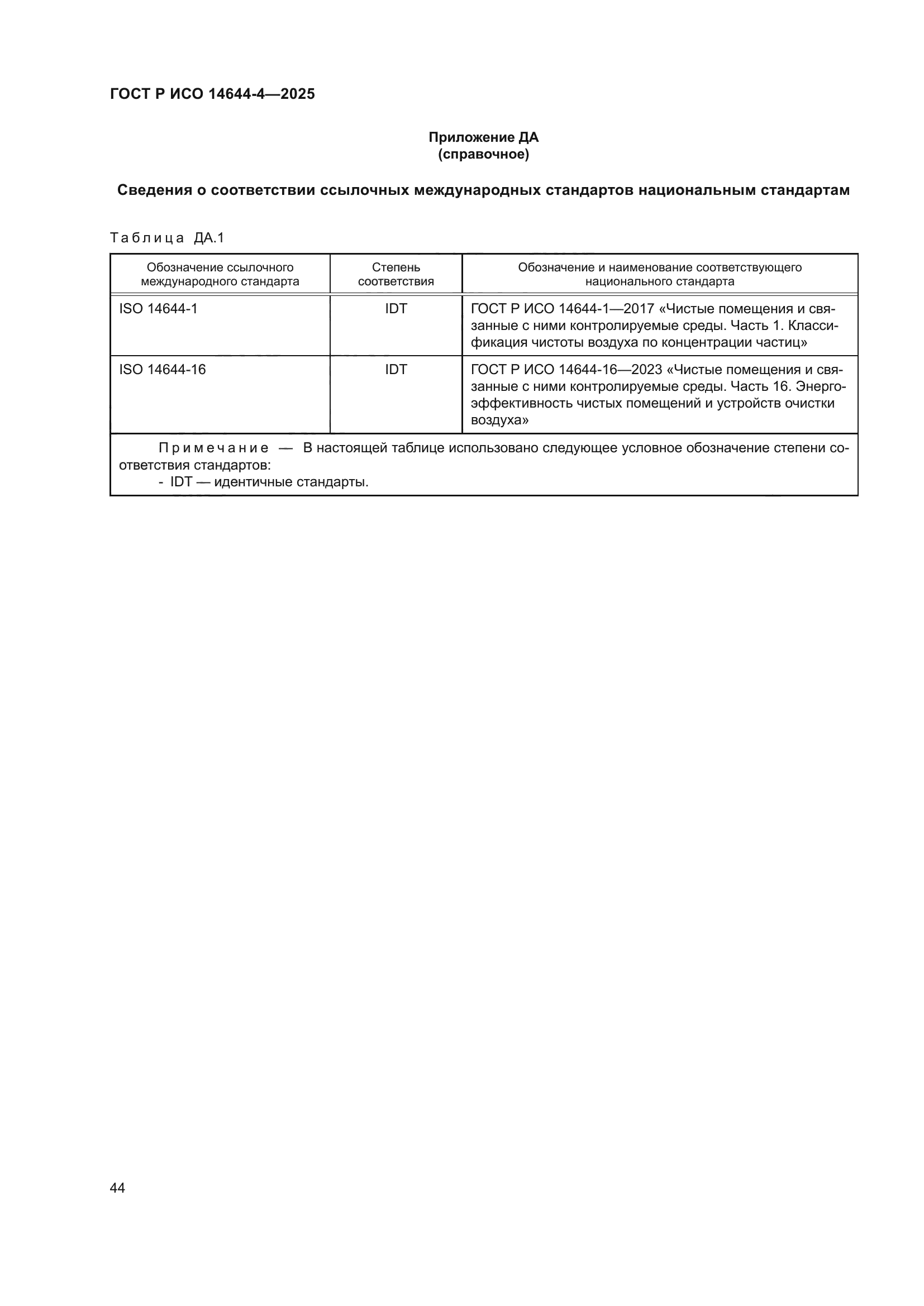 ГОСТ Р ИСО 14644-4-2025