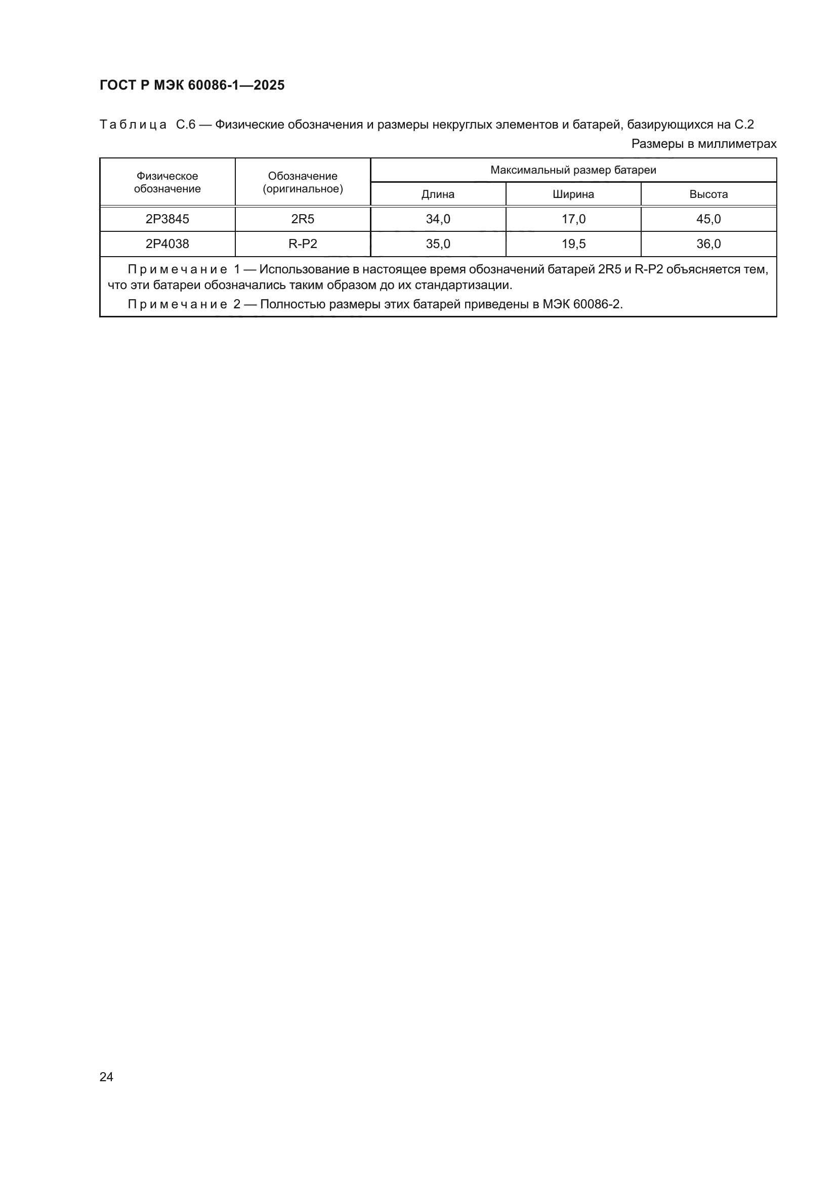 ГОСТ Р МЭК 60086-1-2025
