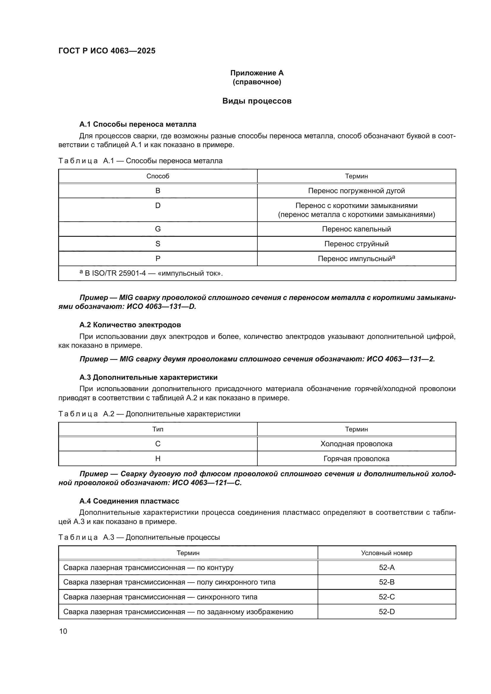 ГОСТ Р ИСО 4063-2025