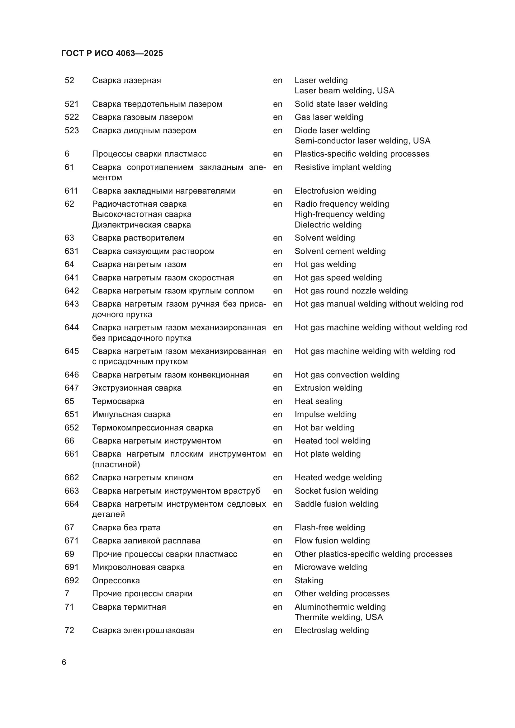 ГОСТ Р ИСО 4063-2025