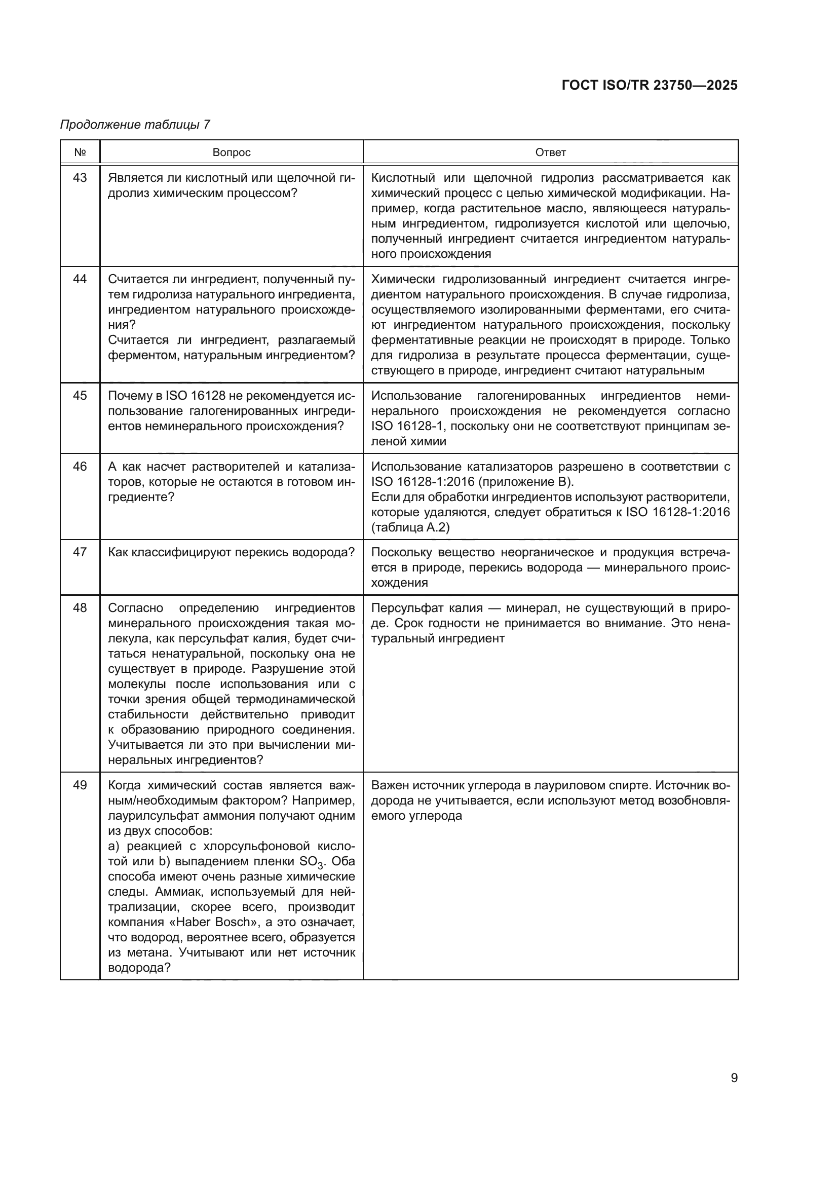 ГОСТ ISO/TR 23750-2025