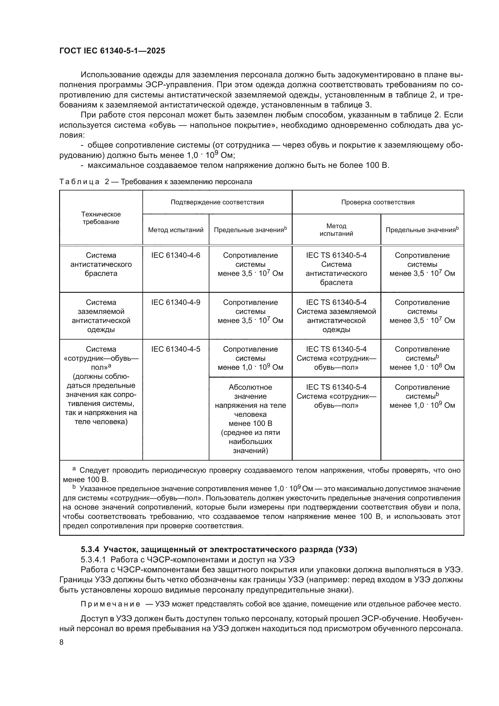 ГОСТ IEC 61340-5-1-2025
