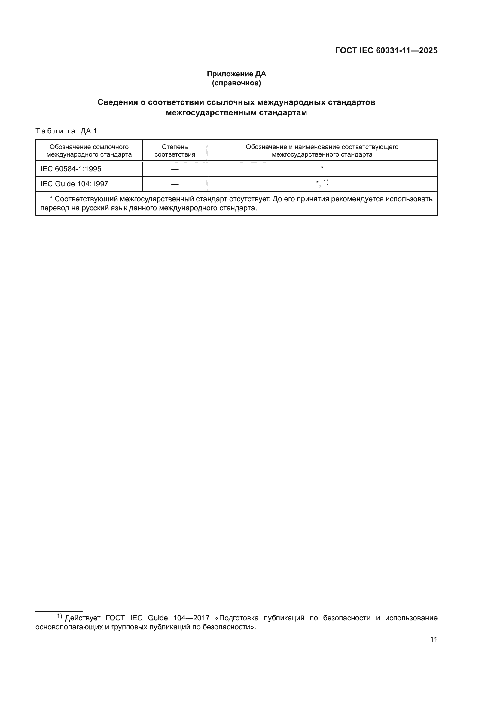 ГОСТ IEC 60331-11-2025