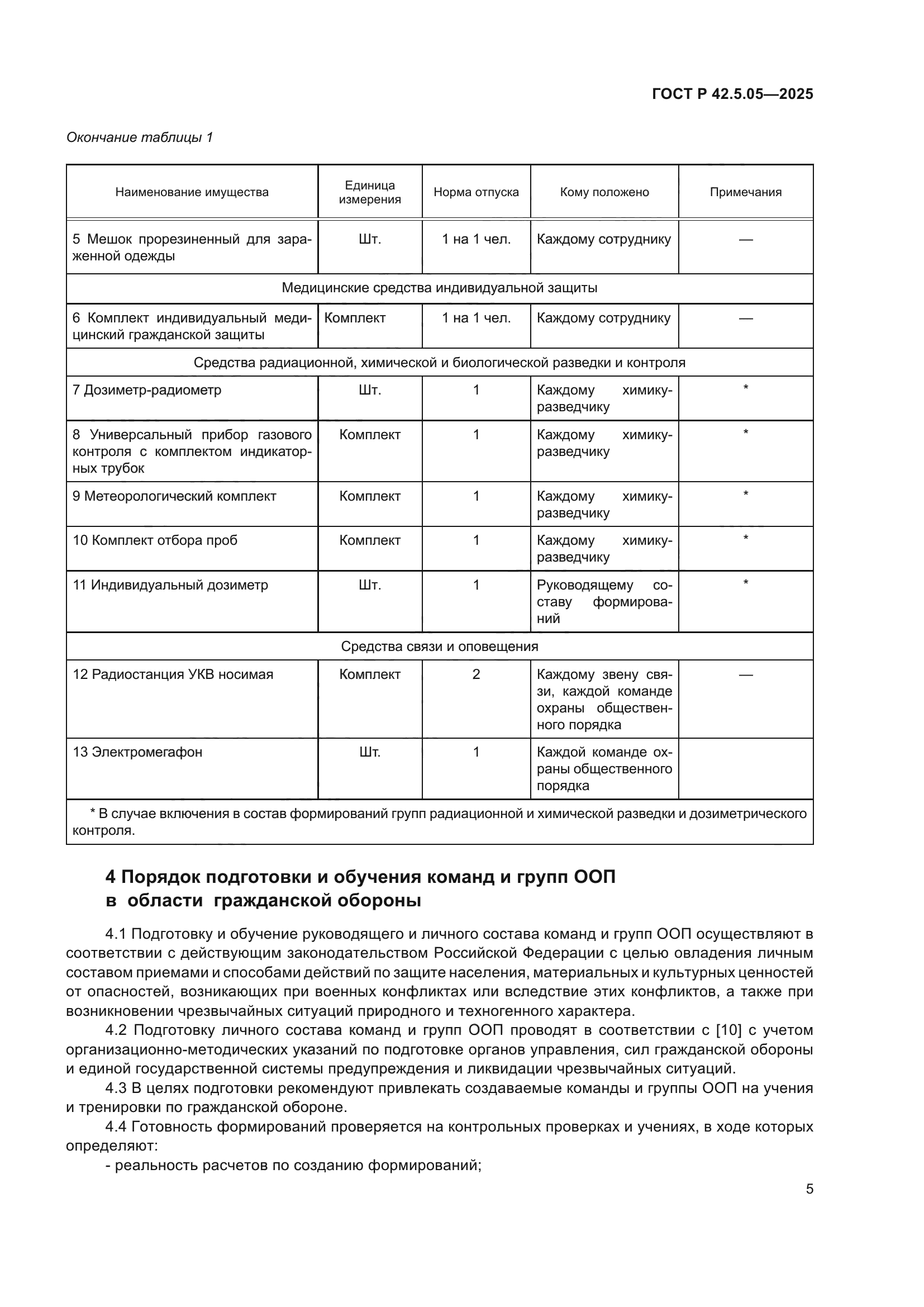 ГОСТ Р 42.5.05-2025