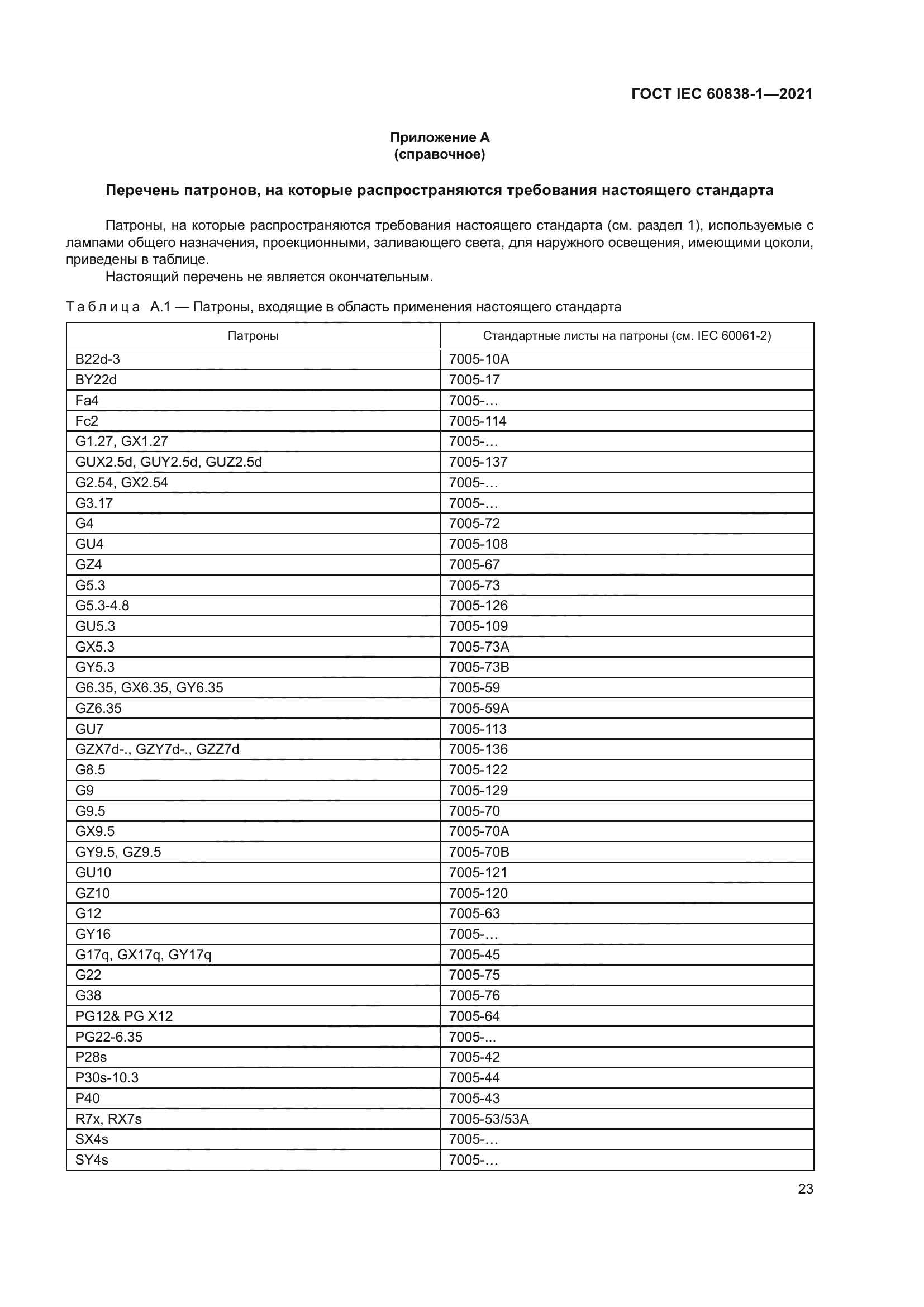 ГОСТ IEC 60838-1-2021
