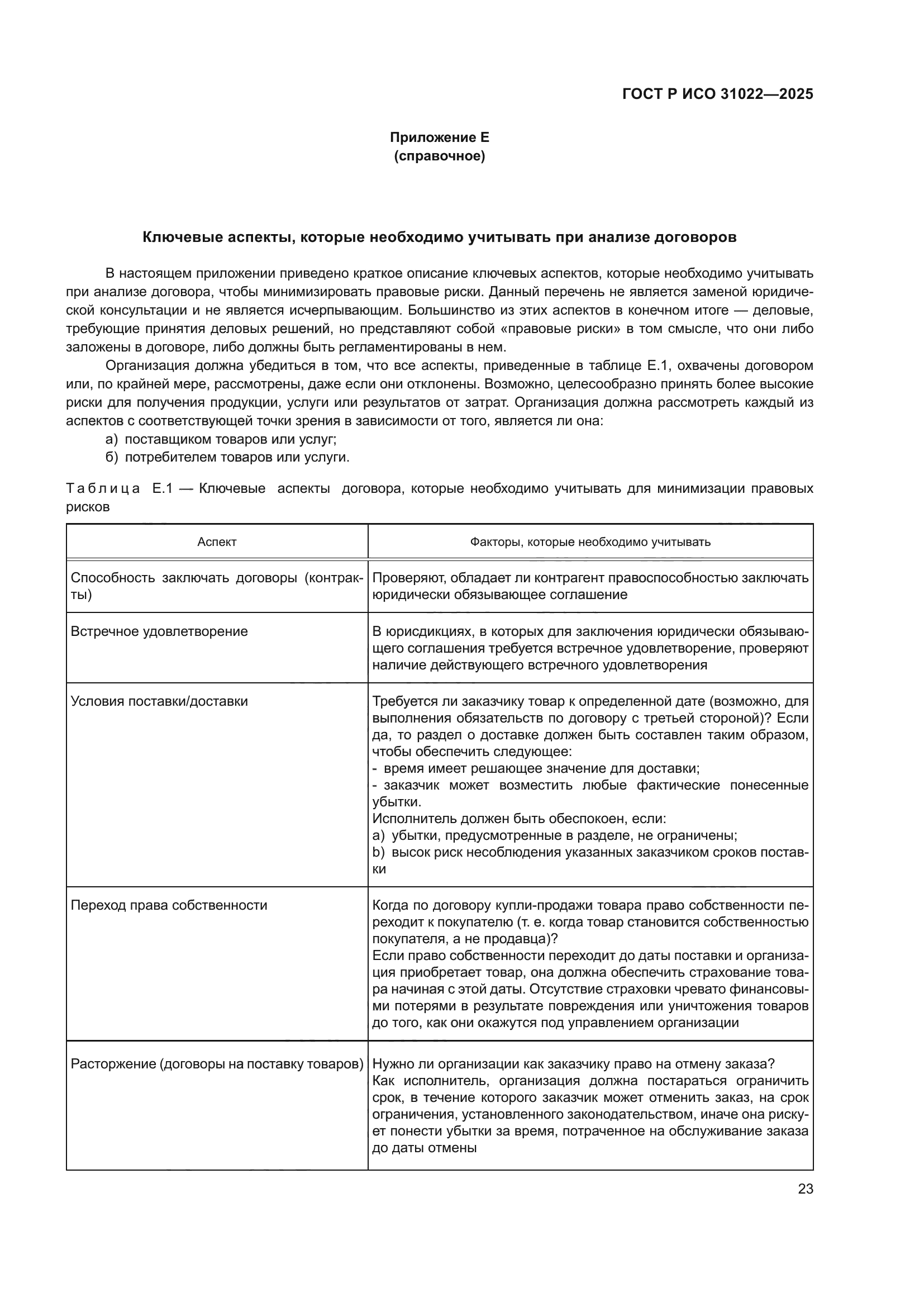 ГОСТ Р ИСО 31022-2025