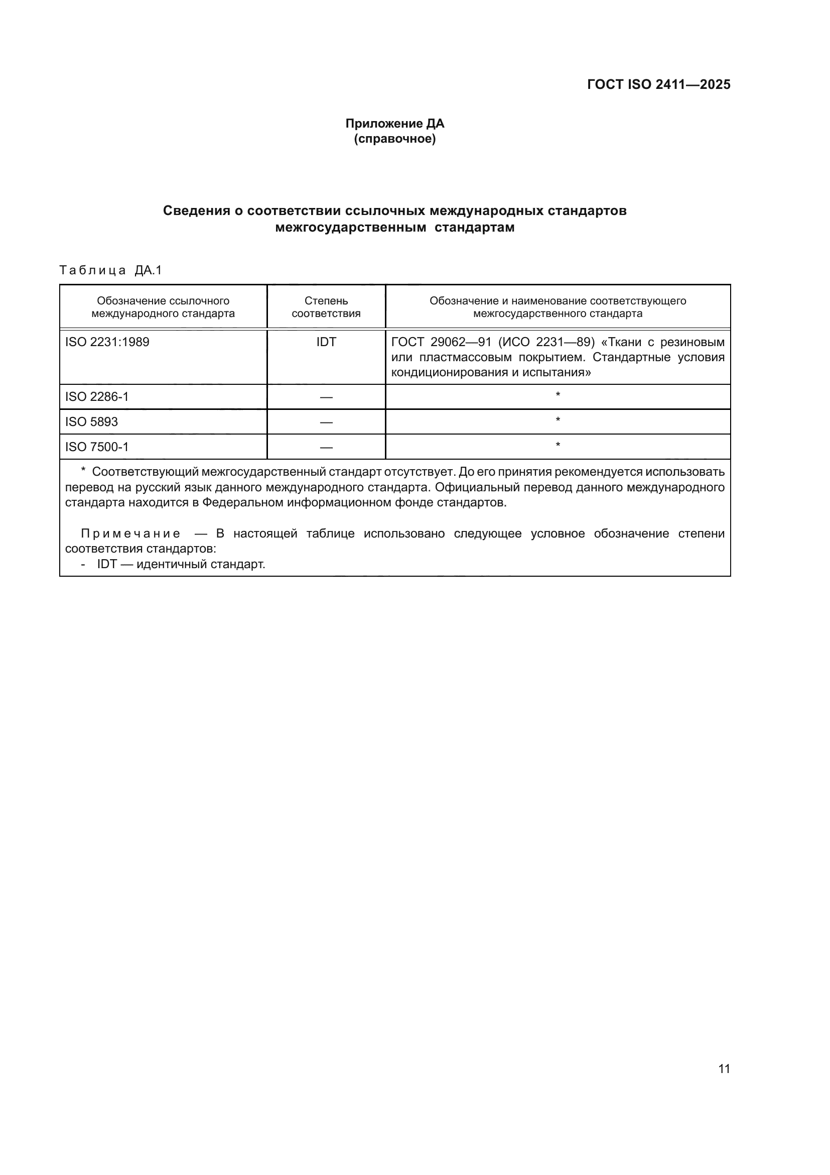 ГОСТ ISO 2411-2025