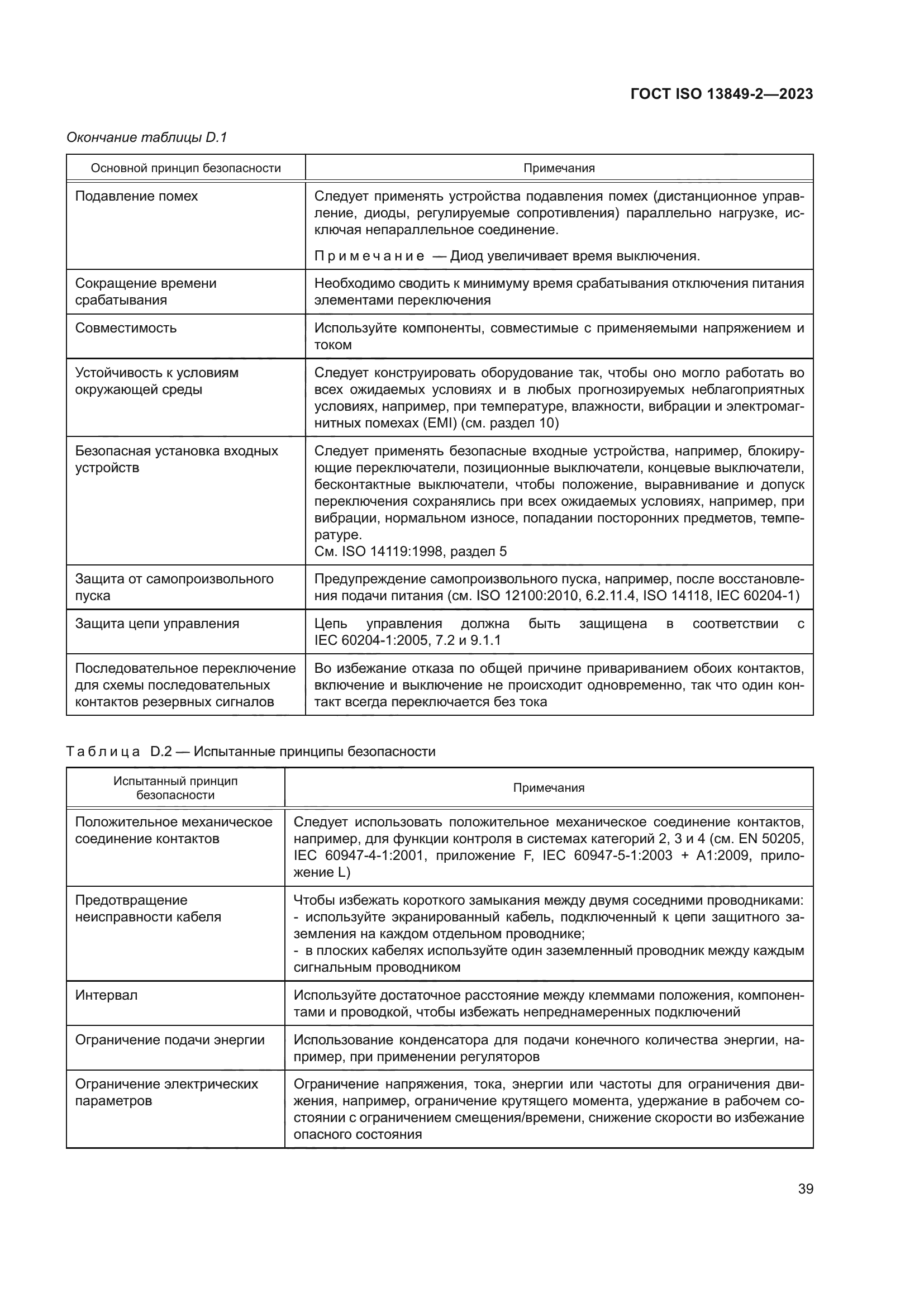 ГОСТ ISO 13849-2-2023