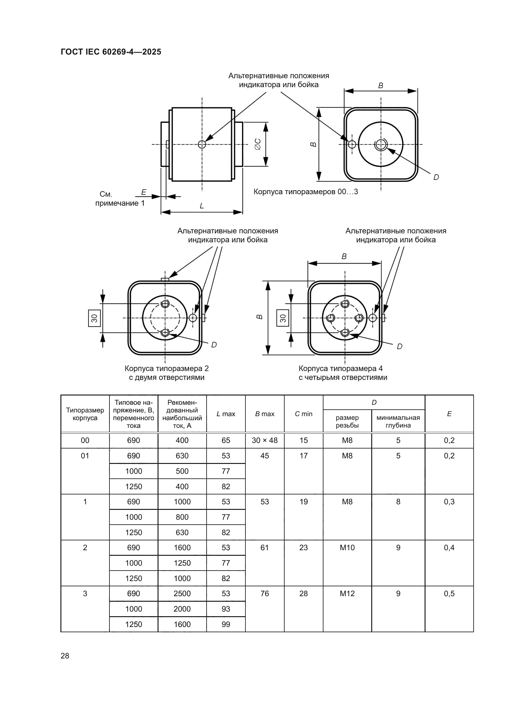 ГОСТ IEC 60269-4-2025