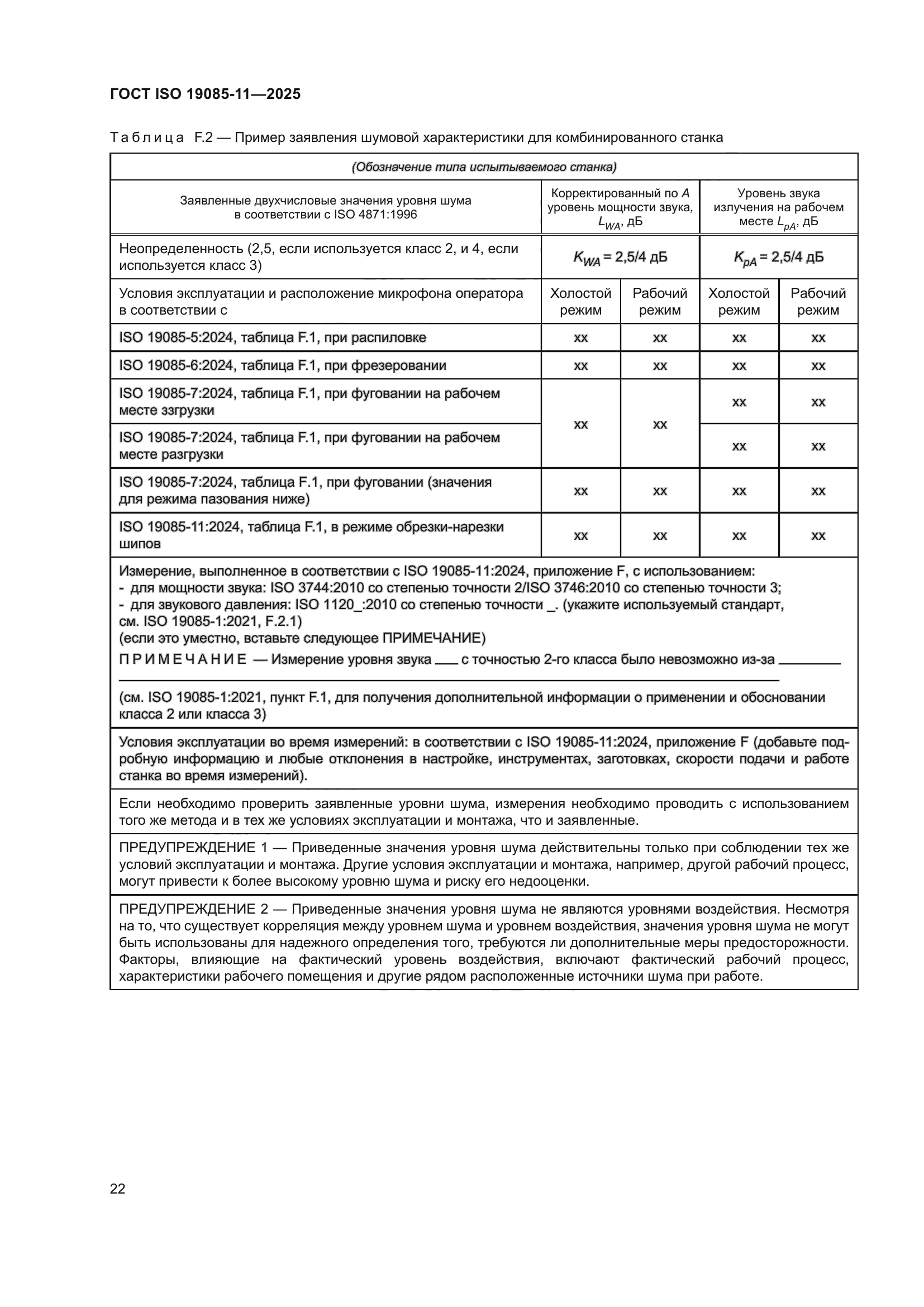 ГОСТ ISO 19085-11-2025