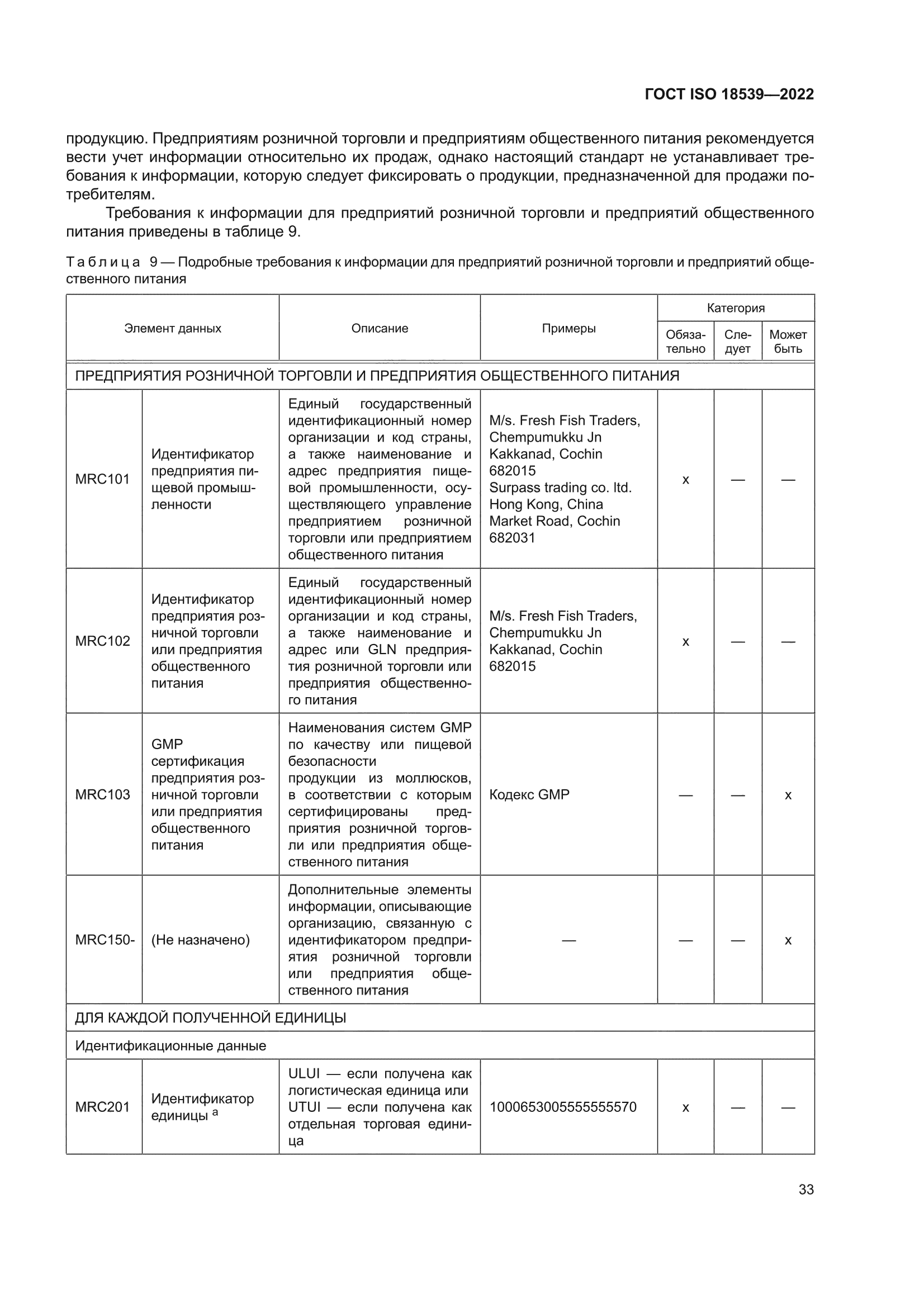 ГОСТ ISO 18539-2022