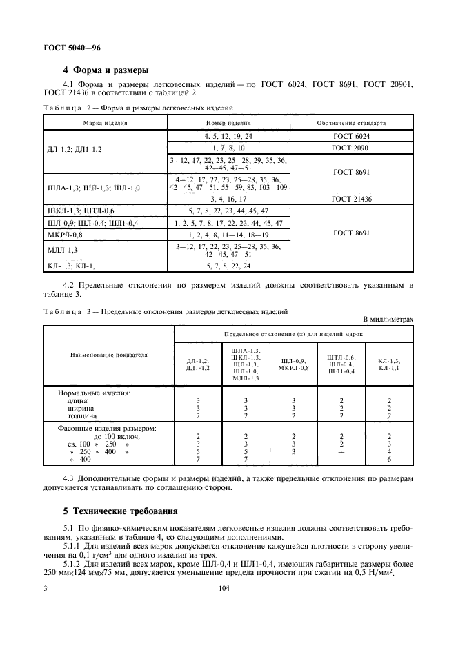 ГОСТ 5040-96