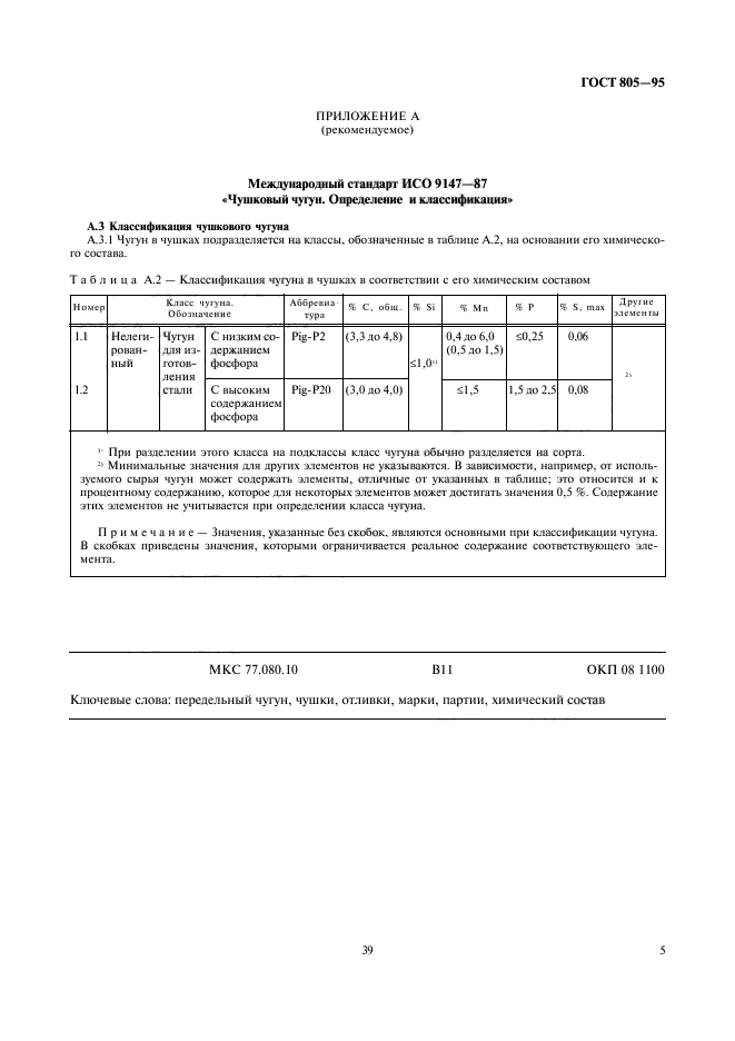 ГОСТ 805-95