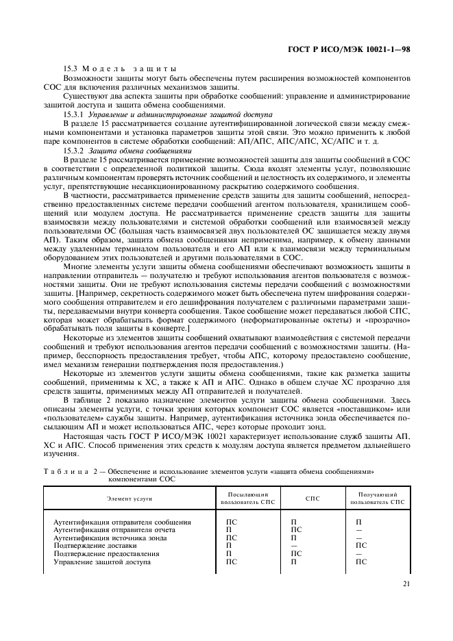 ГОСТ Р ИСО/МЭК 10021-1-98