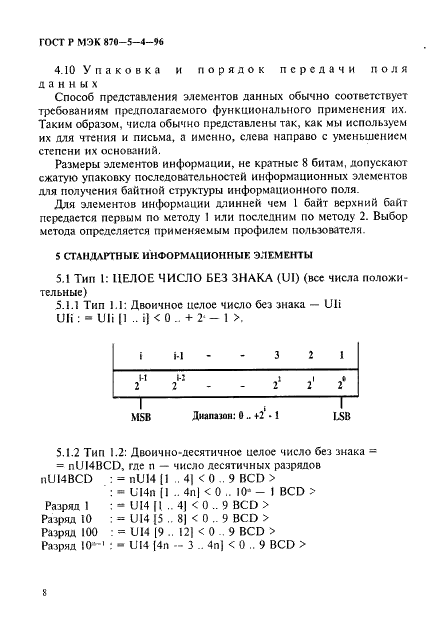 ГОСТ Р МЭК 870-5-4-96