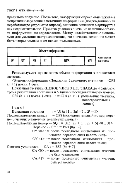 ГОСТ Р МЭК 870-5-4-96