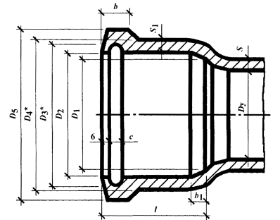 Диаметр чугунных труб. Диаметр раструба чугунной канализационной трубы. Чугунная труба 110 чертеж. Наружный диаметр чугунной канализационной трубы 110. Наружный диаметр канализационной трубы чугунной 100 мм.