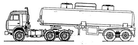 Рисунок бензовоз камаз