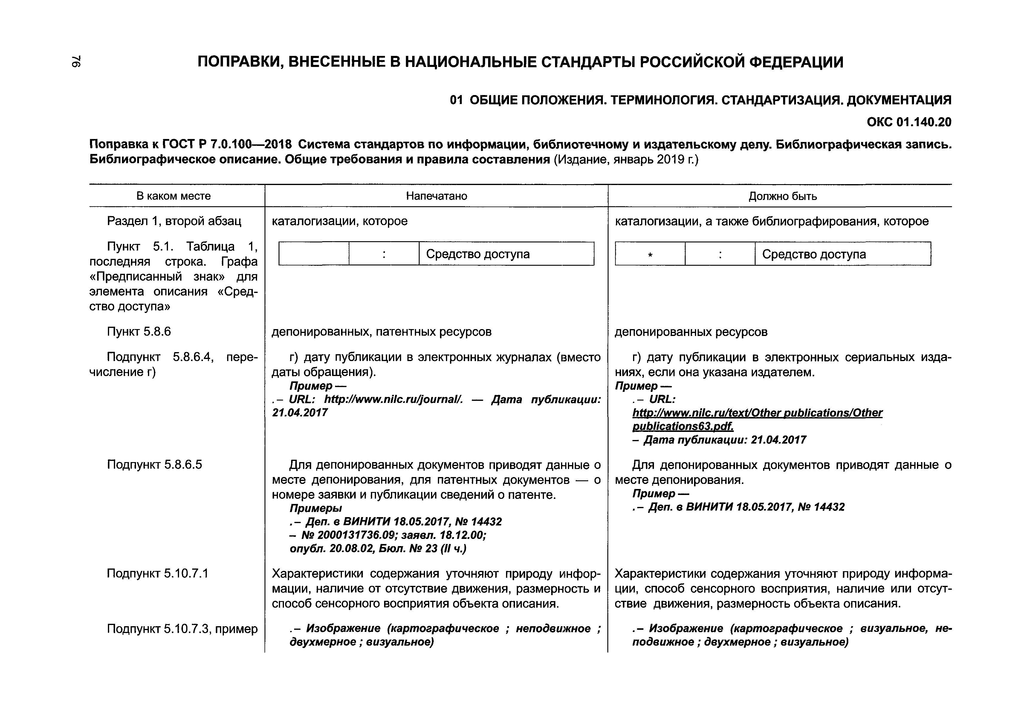 Скачать ГОСТ Р 7.0.100-2018 Система стандартов по информации, библиотечному  и издательскому делу. Библиографическая запись. Библиографическое описание.  Общие требования и правила составления