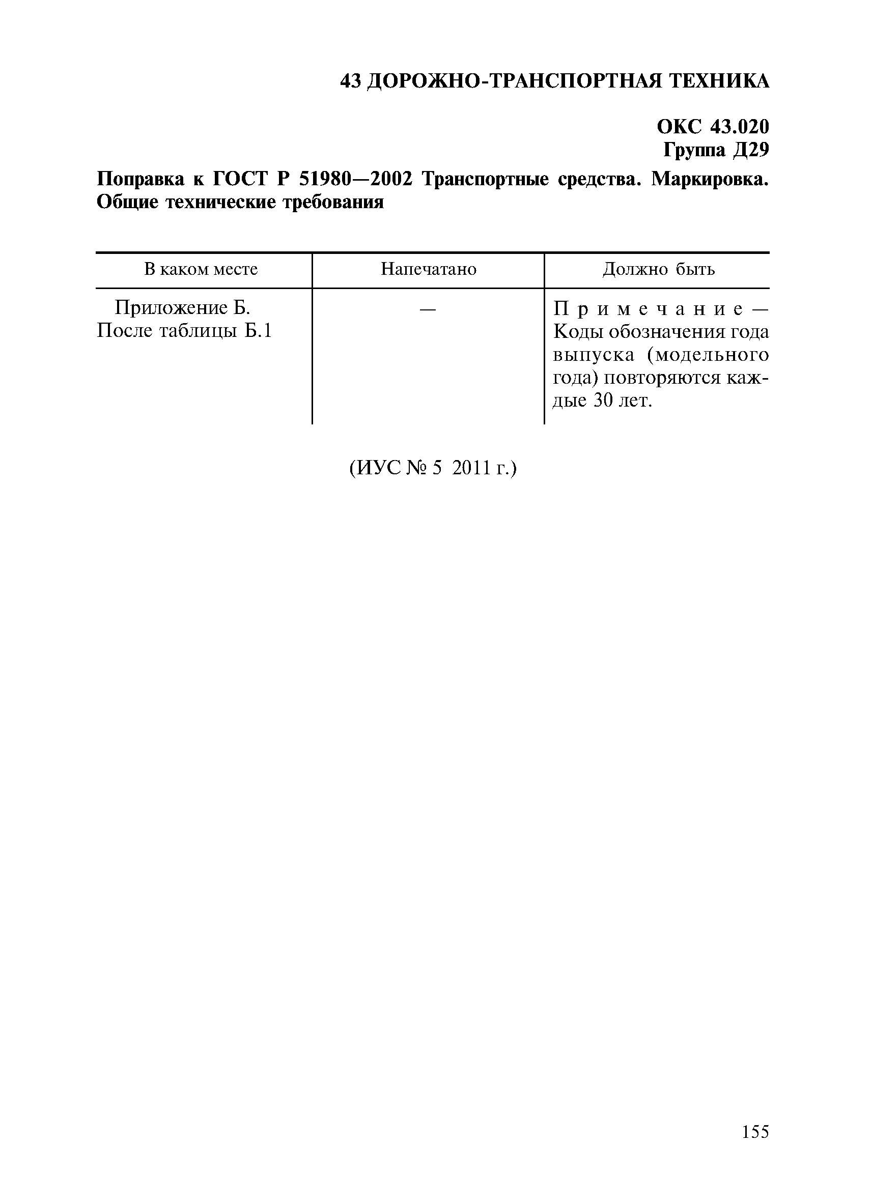 Скачать ГОСТ Р 51980-2002 Транспортные Средства. Маркировка. Общие.