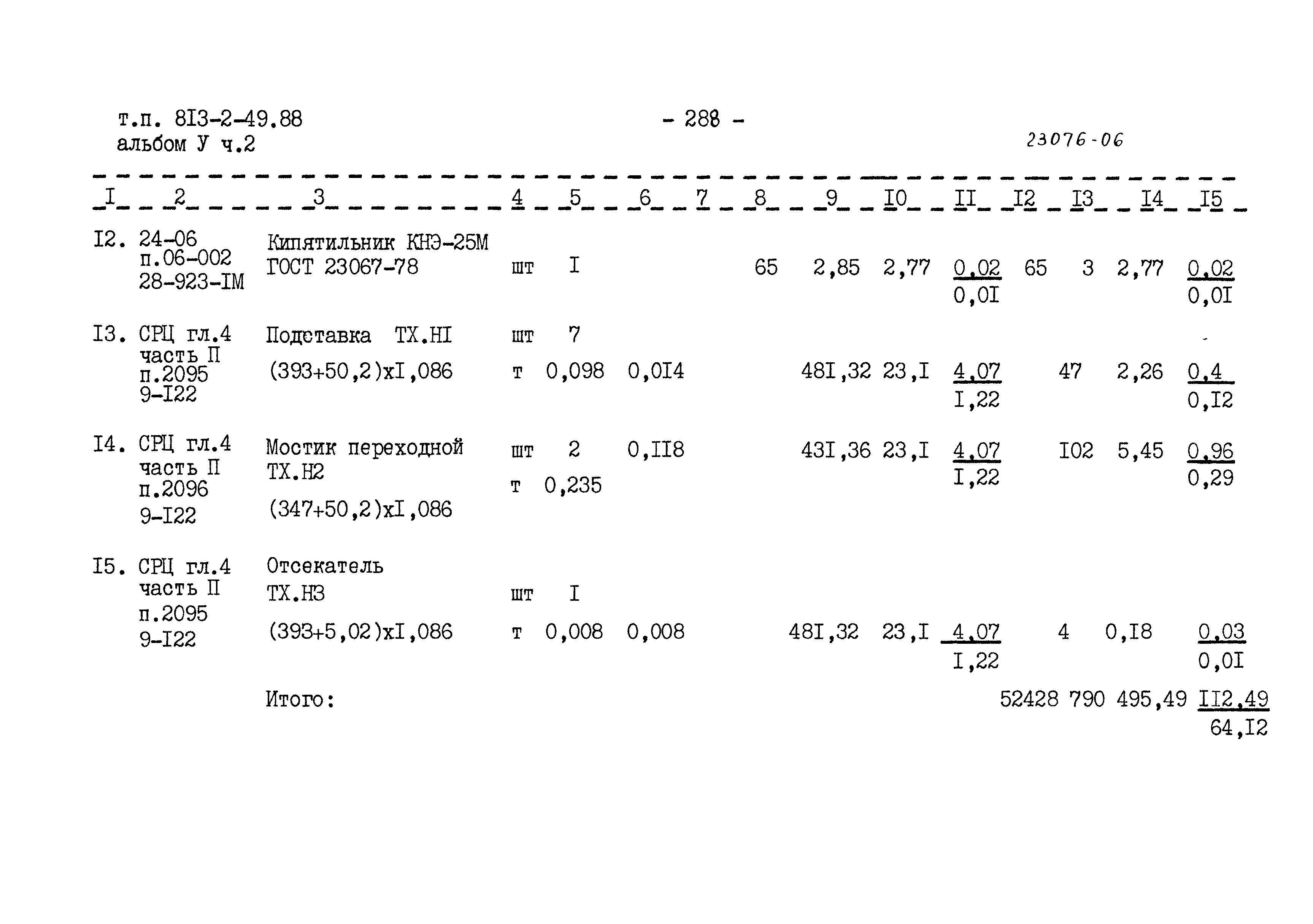 Типовой проект 813-2-49.88