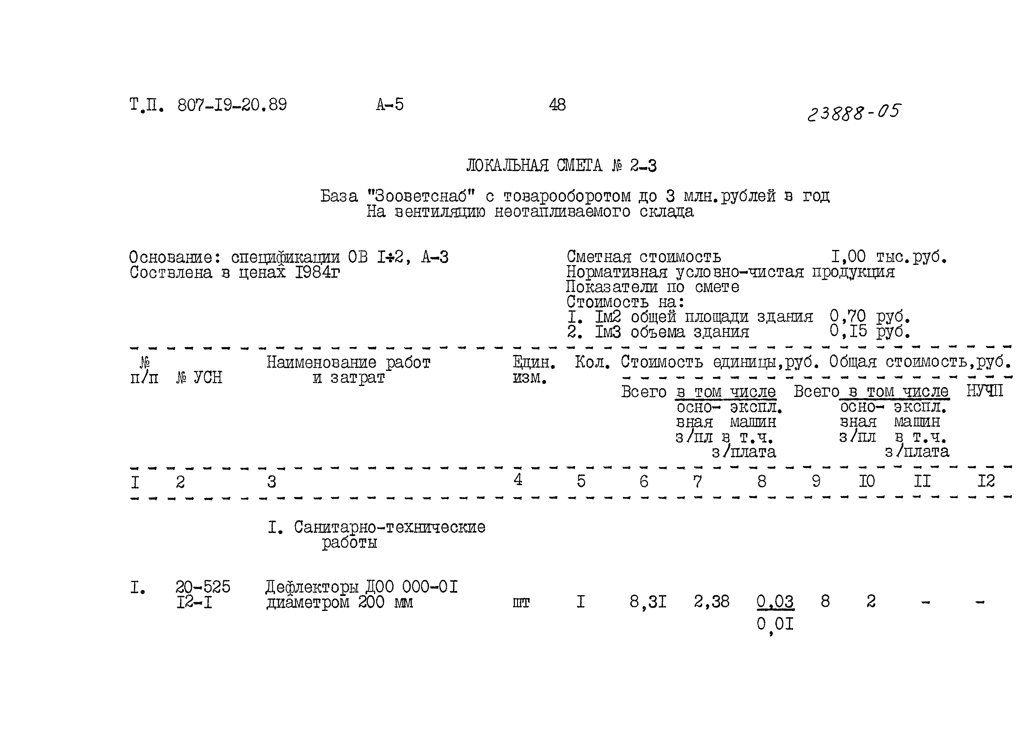 Типовой проект 807-19-20.89