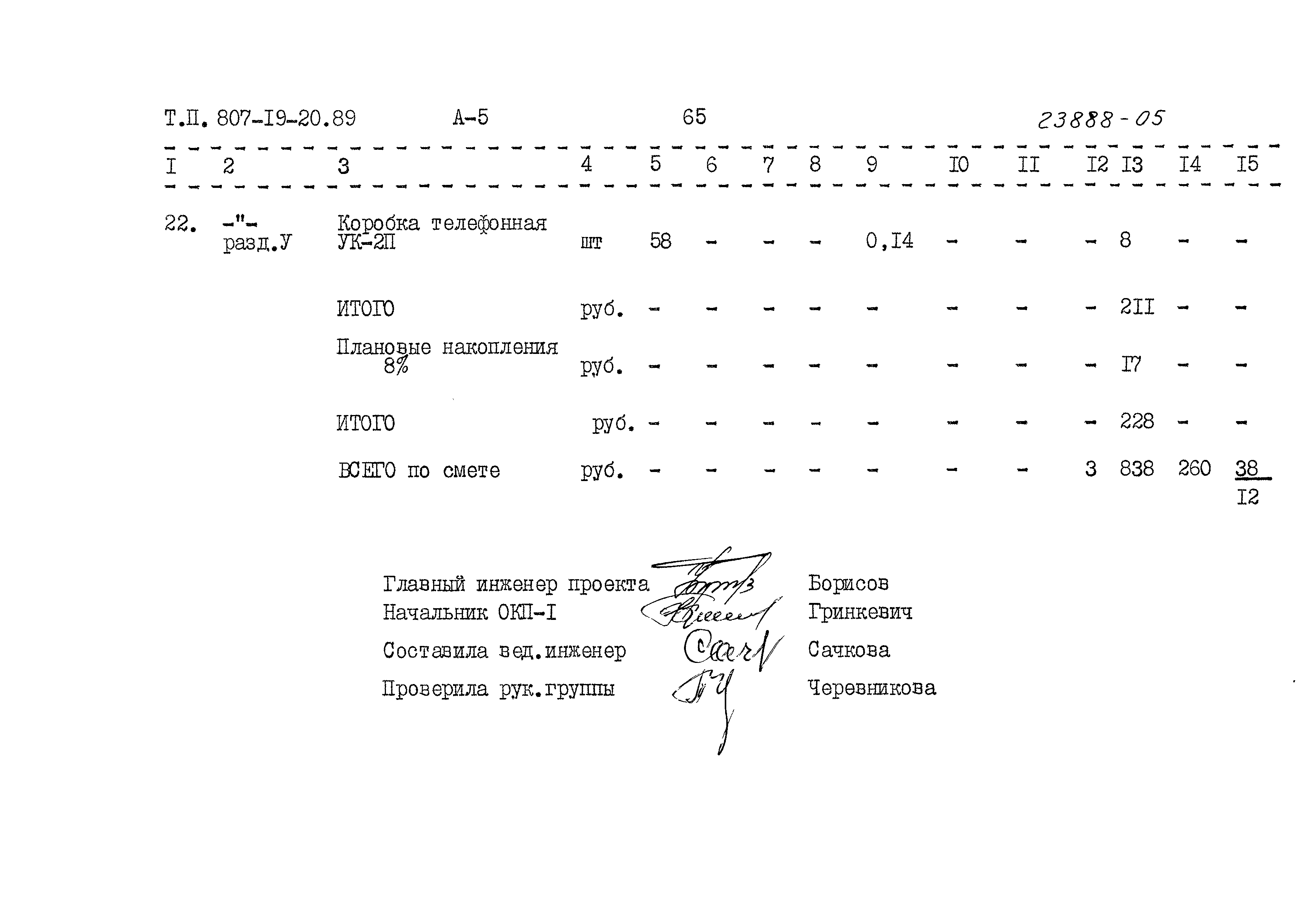 Типовой проект 807-19-20.89