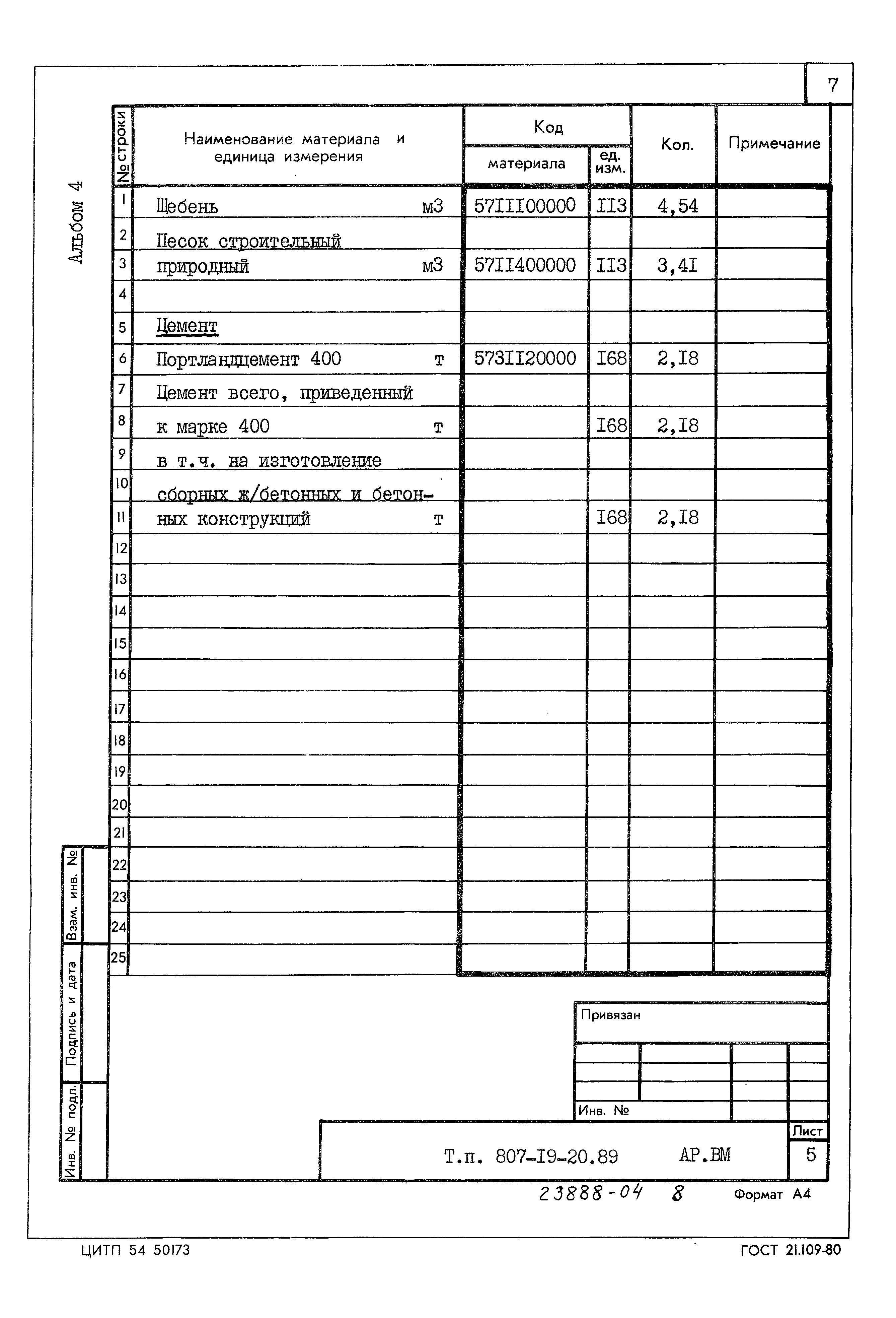 Типовой проект 807-19-20.89