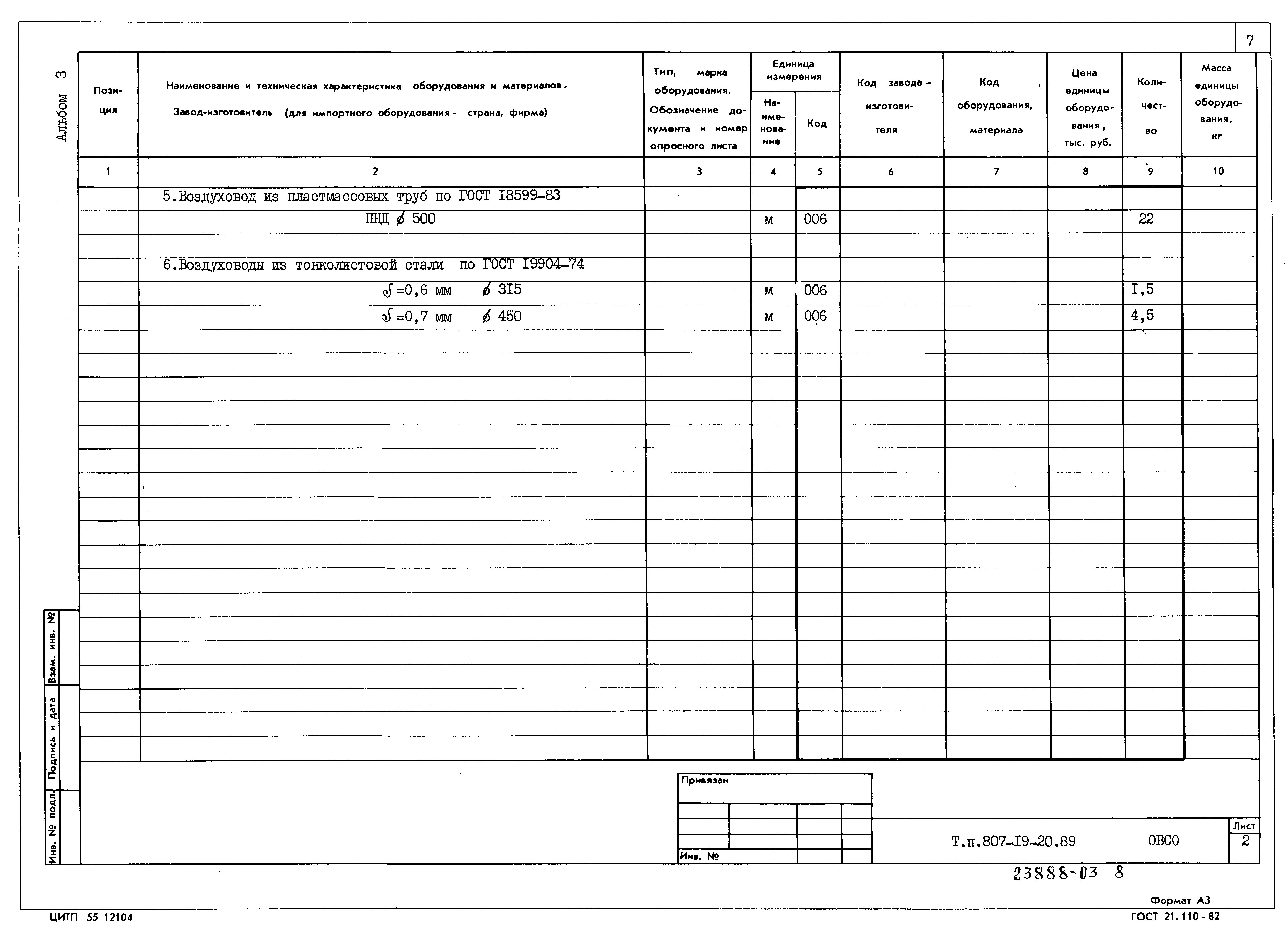 Типовой проект 807-19-20.89