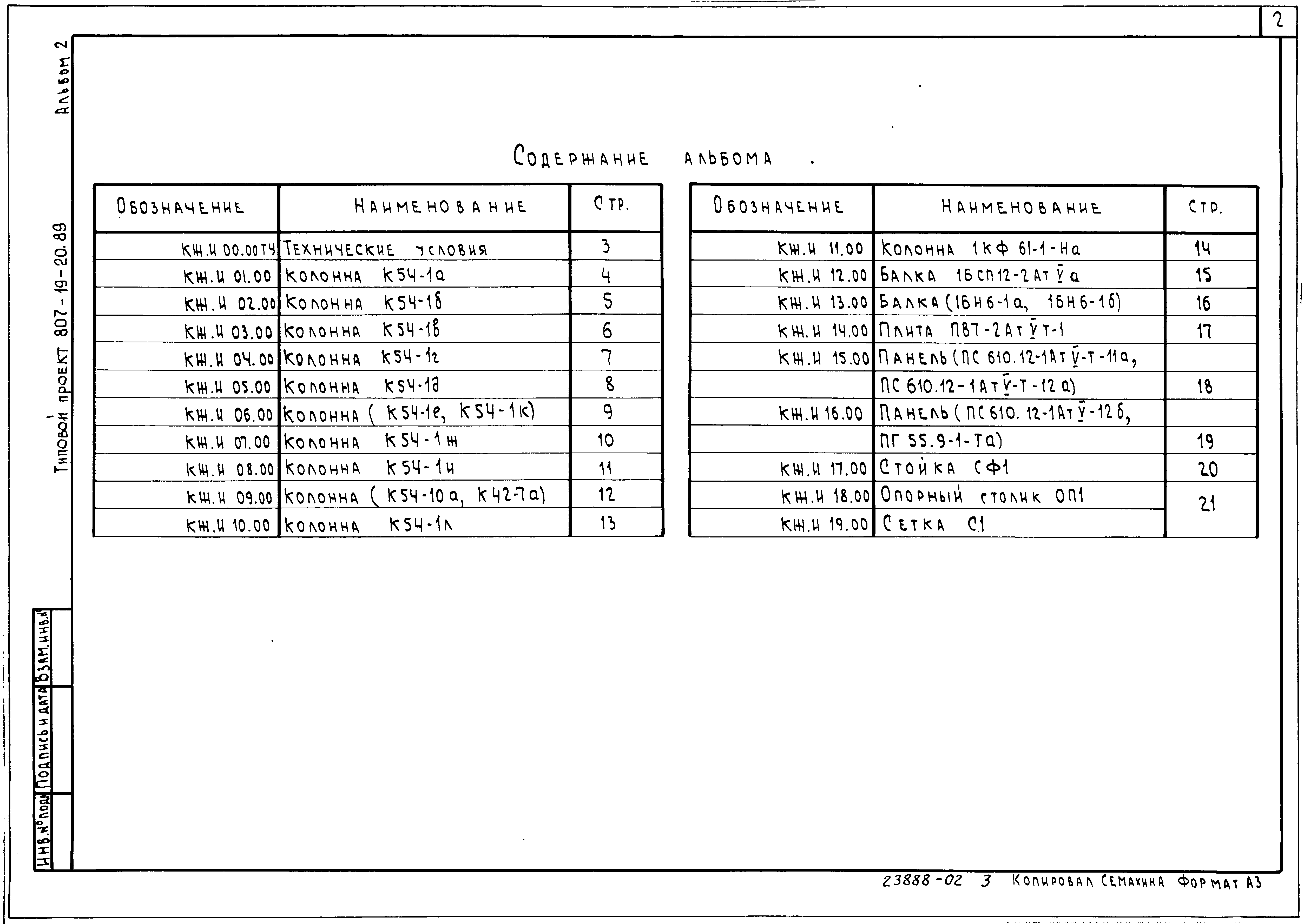 Типовой проект 807-19-20.89
