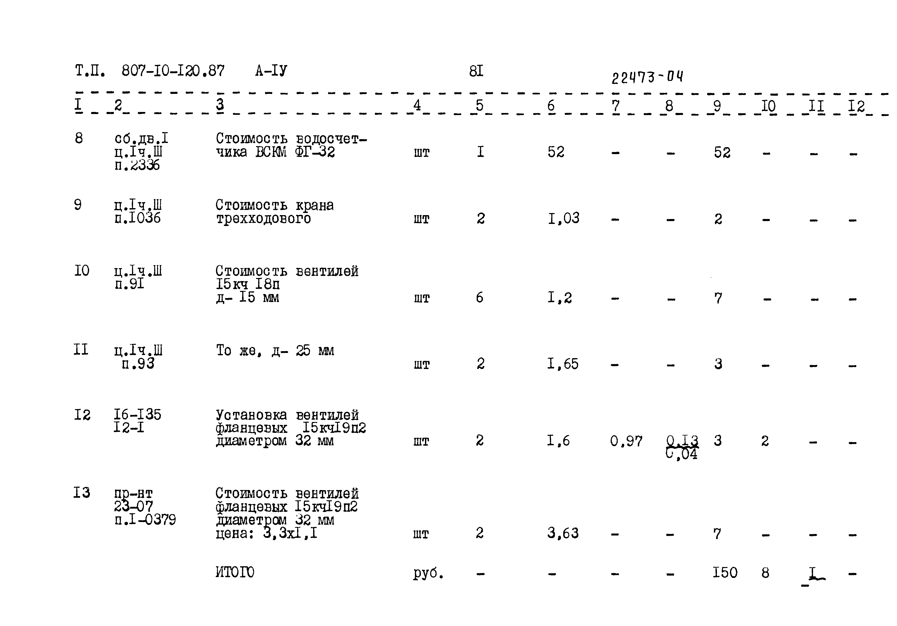 Типовой проект 807-10-120.87