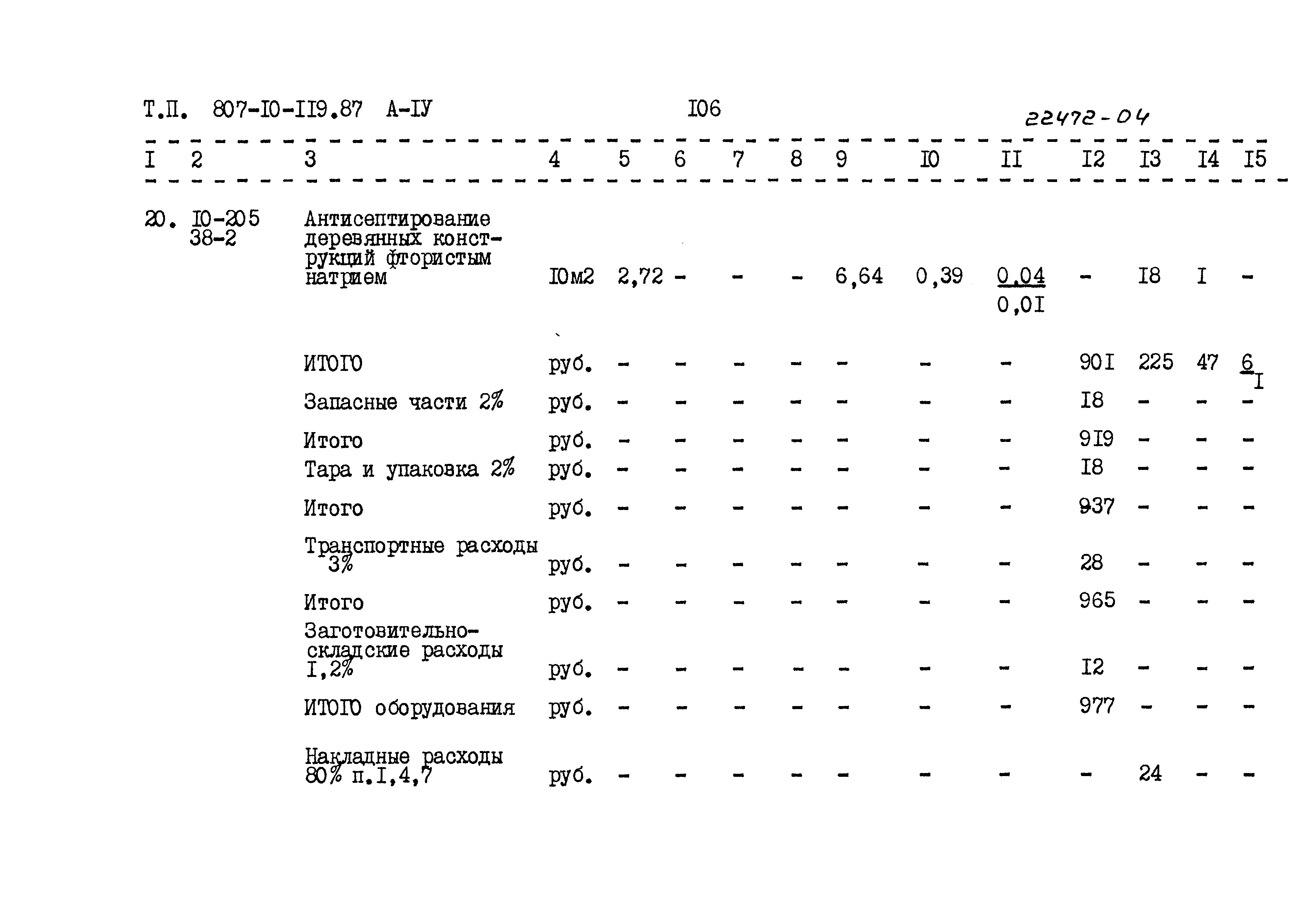 Типовой проект 807-10-119.87